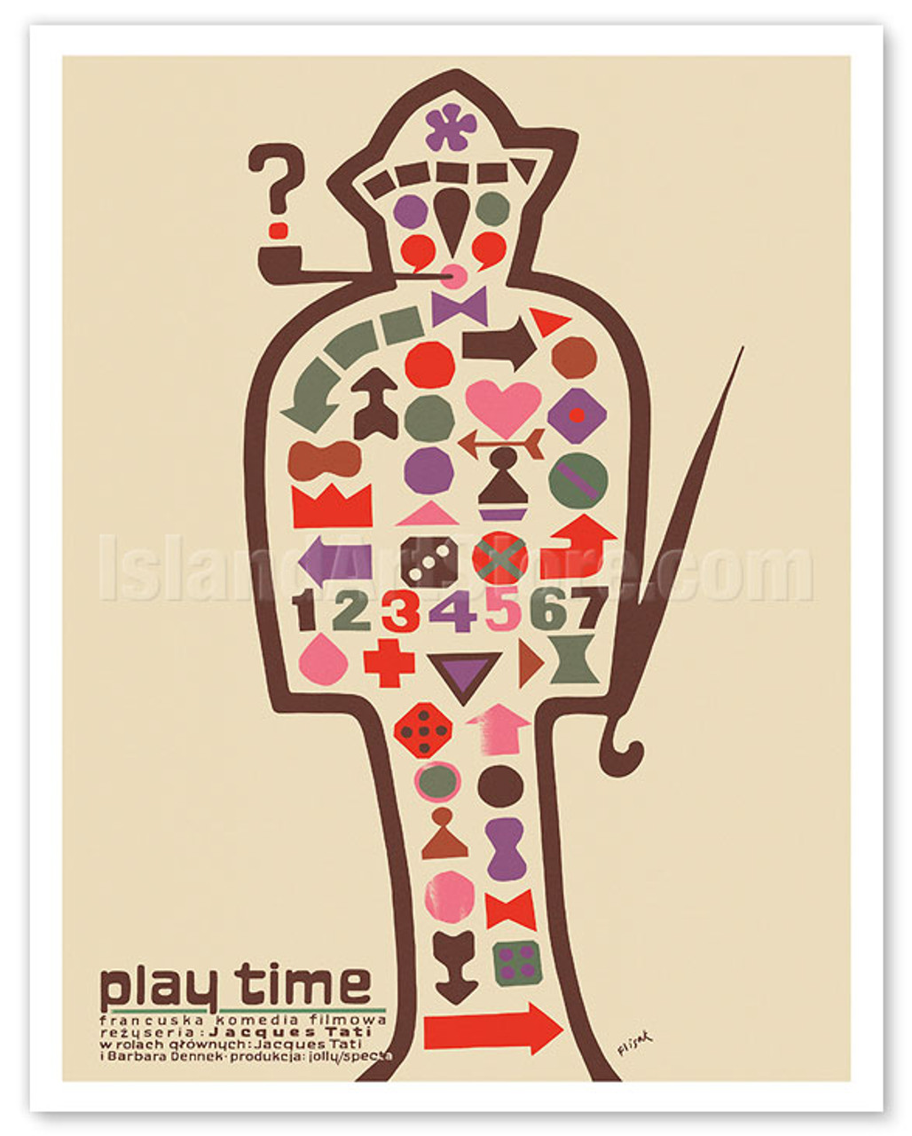 Playtime Jacques Tati as Monsieur Hulot. 1967 Art Prints & Posters