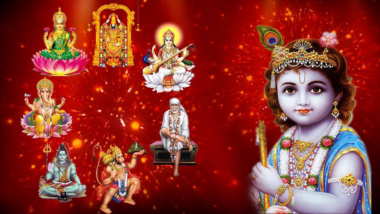 Download All Hindu Gods Celebratory Background Wallpaper