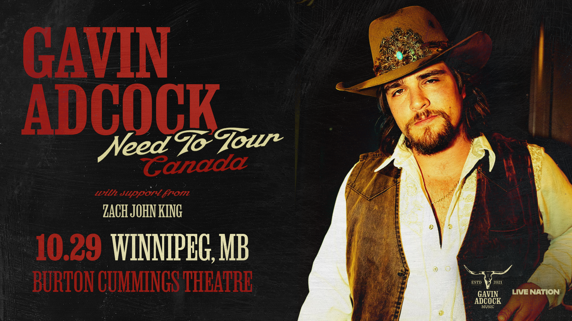 Gavin Adcock Cummings Theatre Burton Cummings Theatre