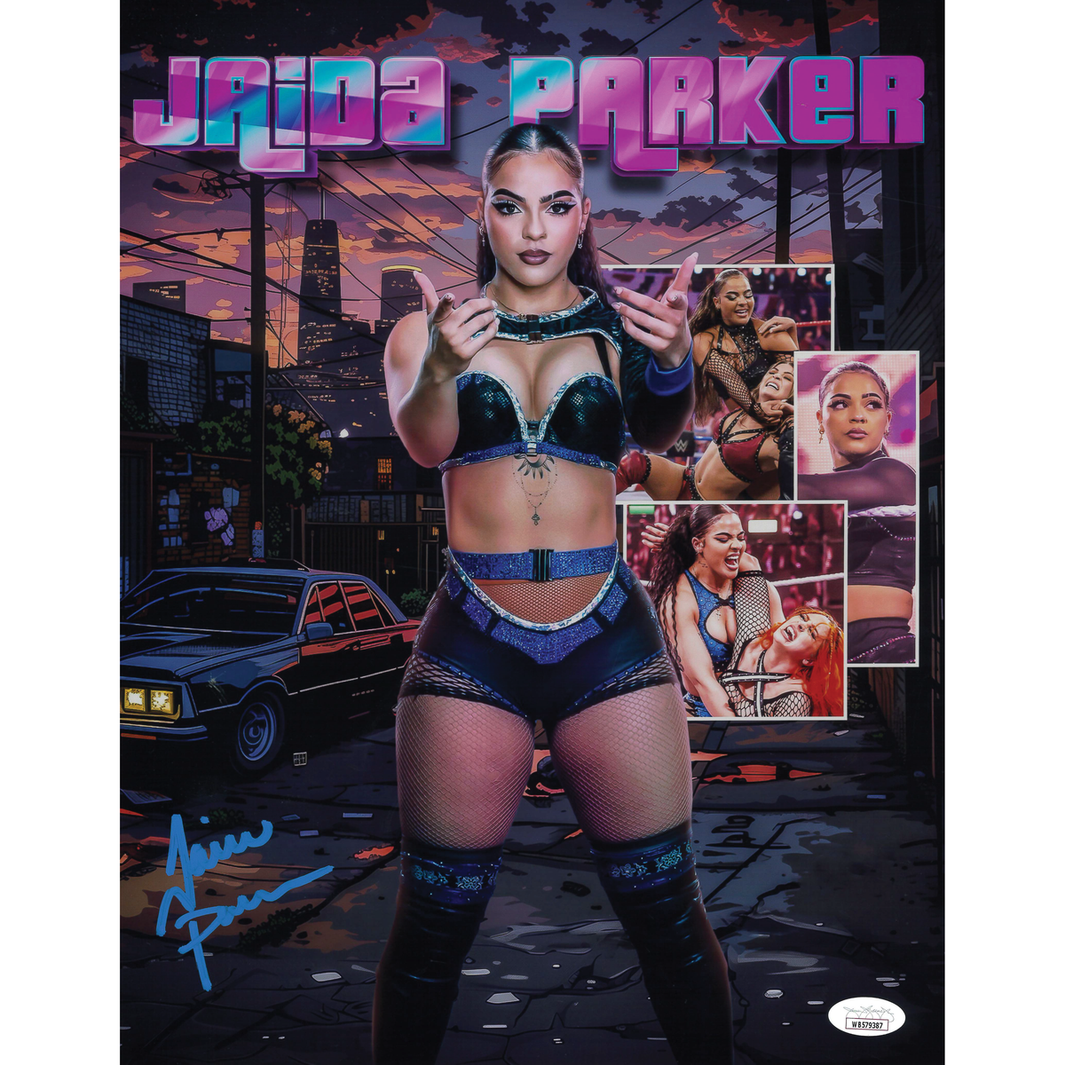 Jaida Parker AsylumGFX METALLIC 11 x 14 Poster
