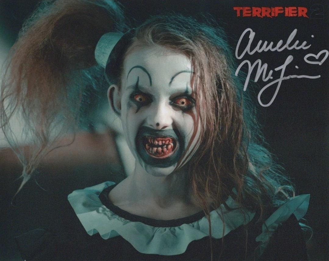 Amelie McLain Autographed 8x10 Photo Terrifier Little Pale Girl