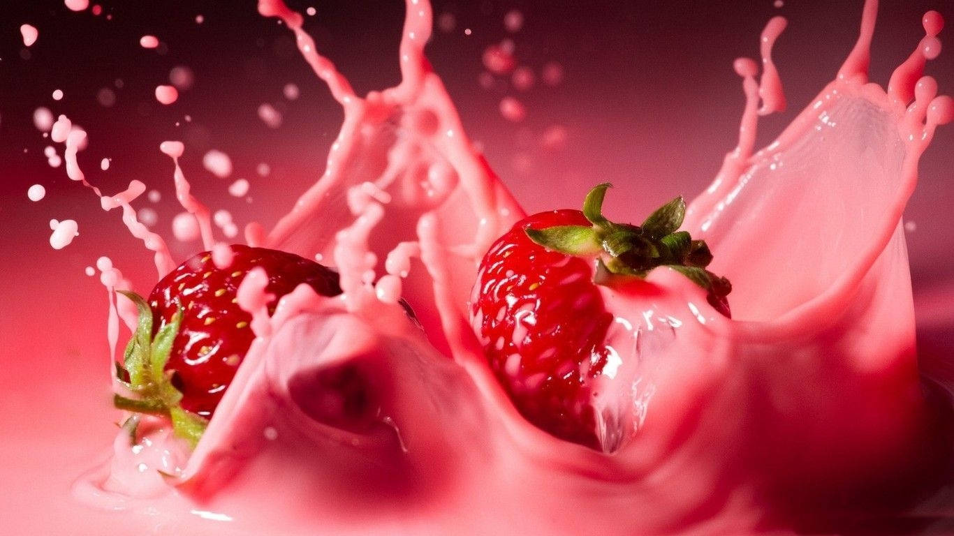 Strawberry Aesthetic Wallpaper