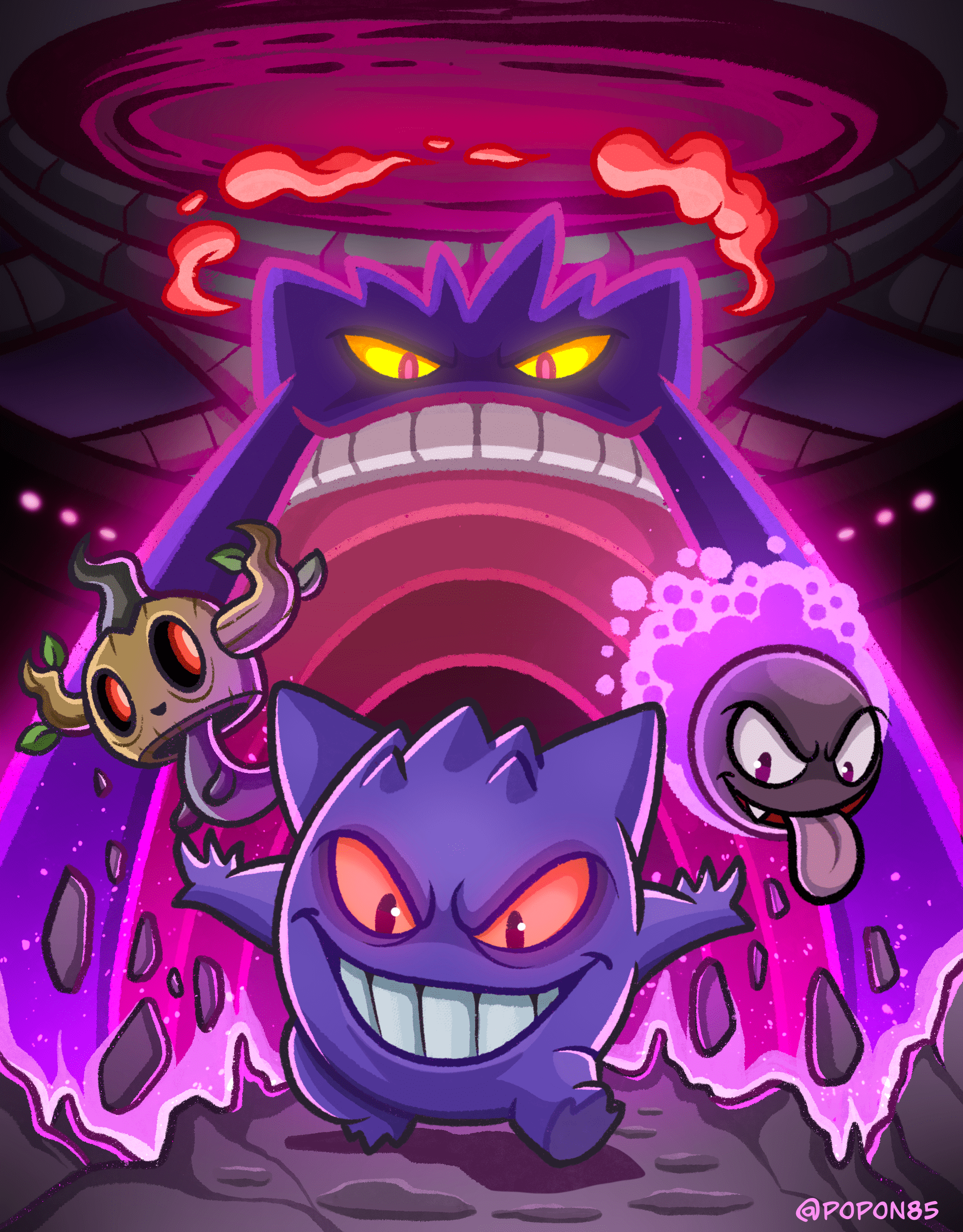 Gengar's Epic Dynamax Reunion. Image - Behance