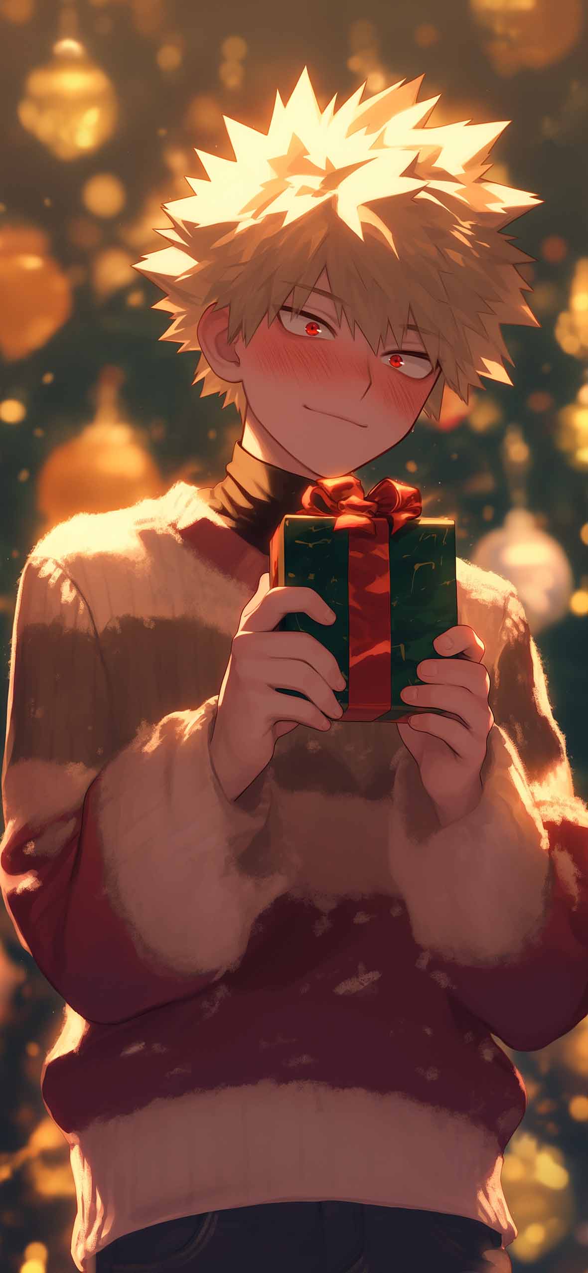 Bakugo My Hero Academia Christmas Wallpaper