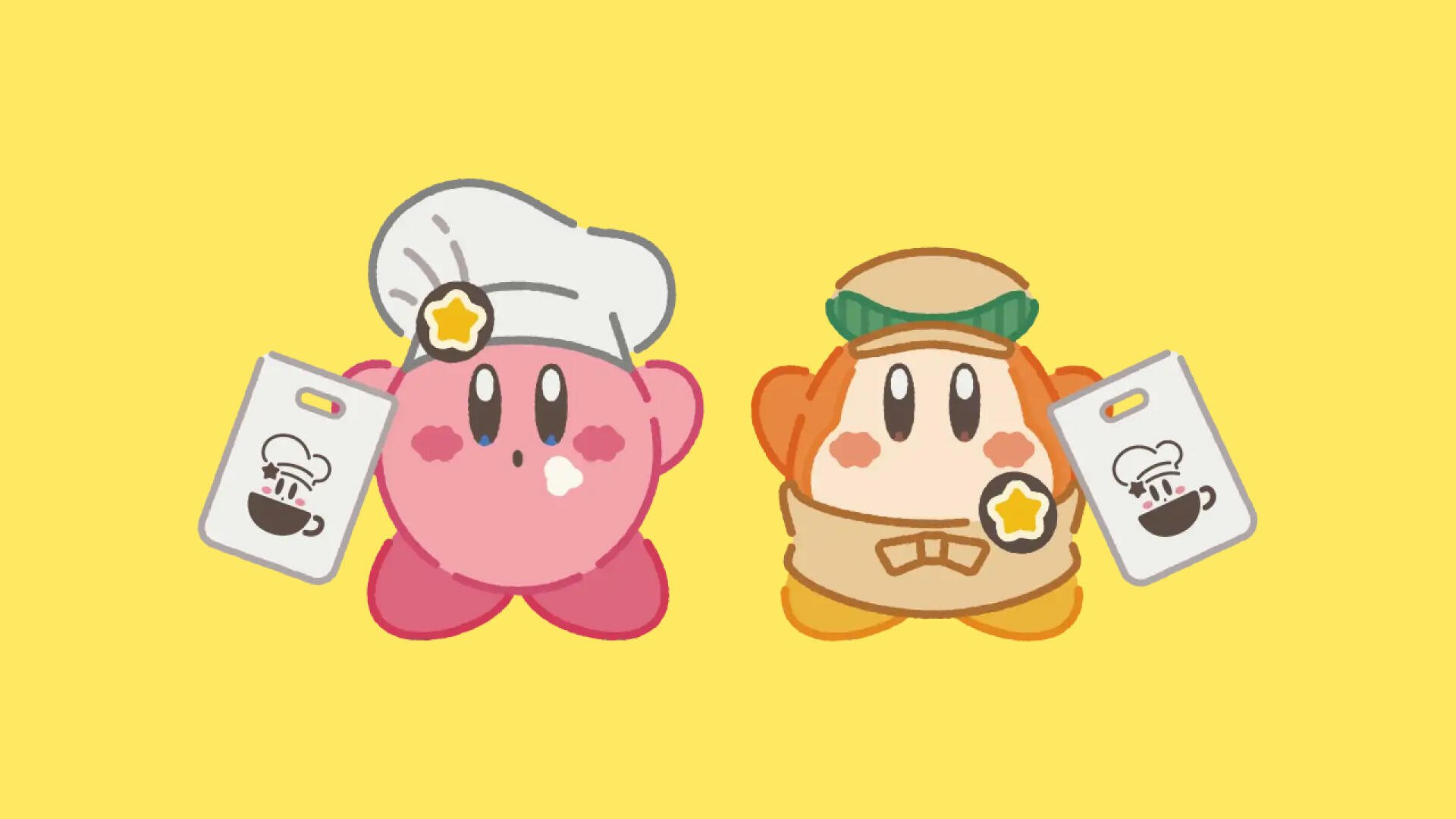 Kirby Café HD Wallpaper