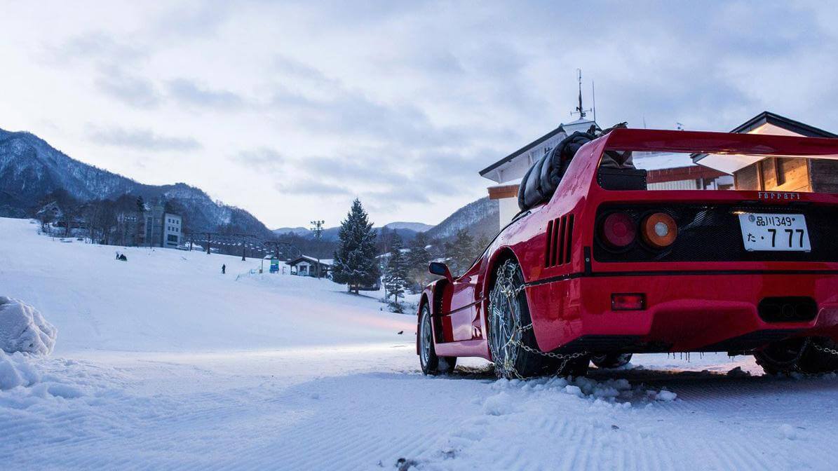 Gallery: “A Day In The Life” F40 In The Snow