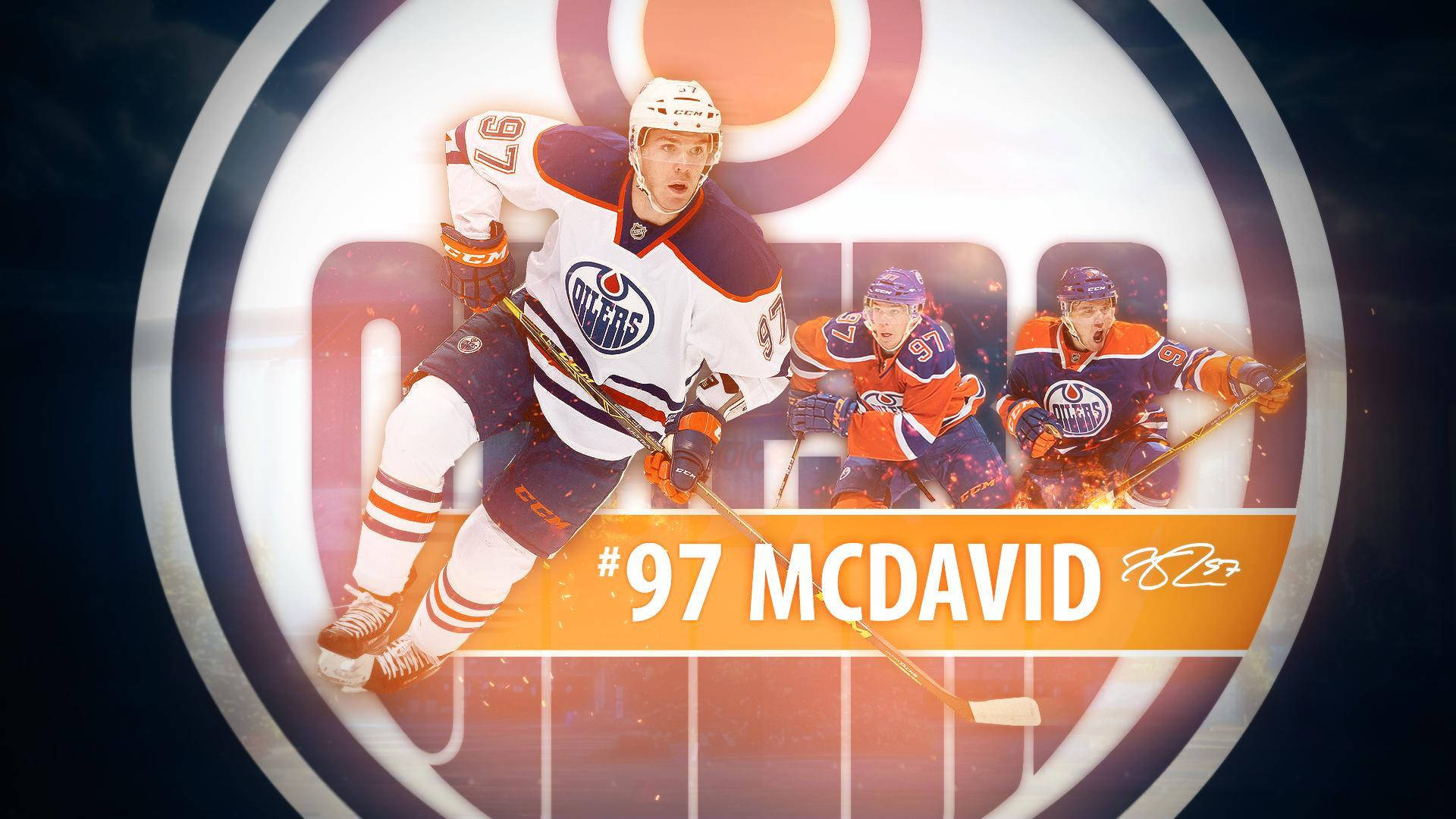 Download Connor Mcdavid a Professional Ice Hockey Player Wallpaper