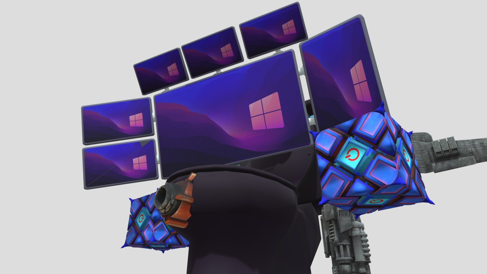 Multiverse Computer Titan Free 3D model by j [15ca16e]