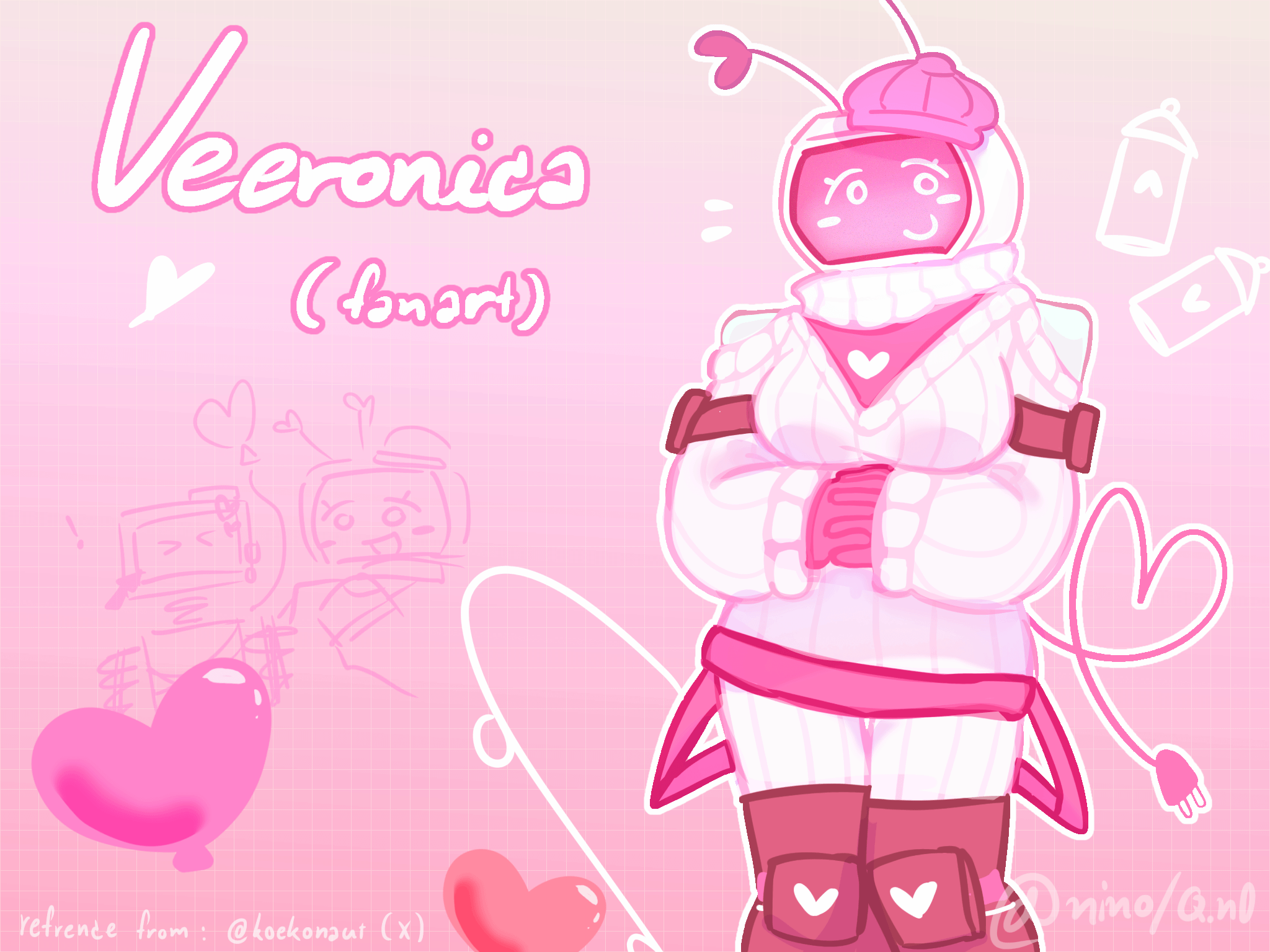 Veeronica skin, lovebug (fanart)