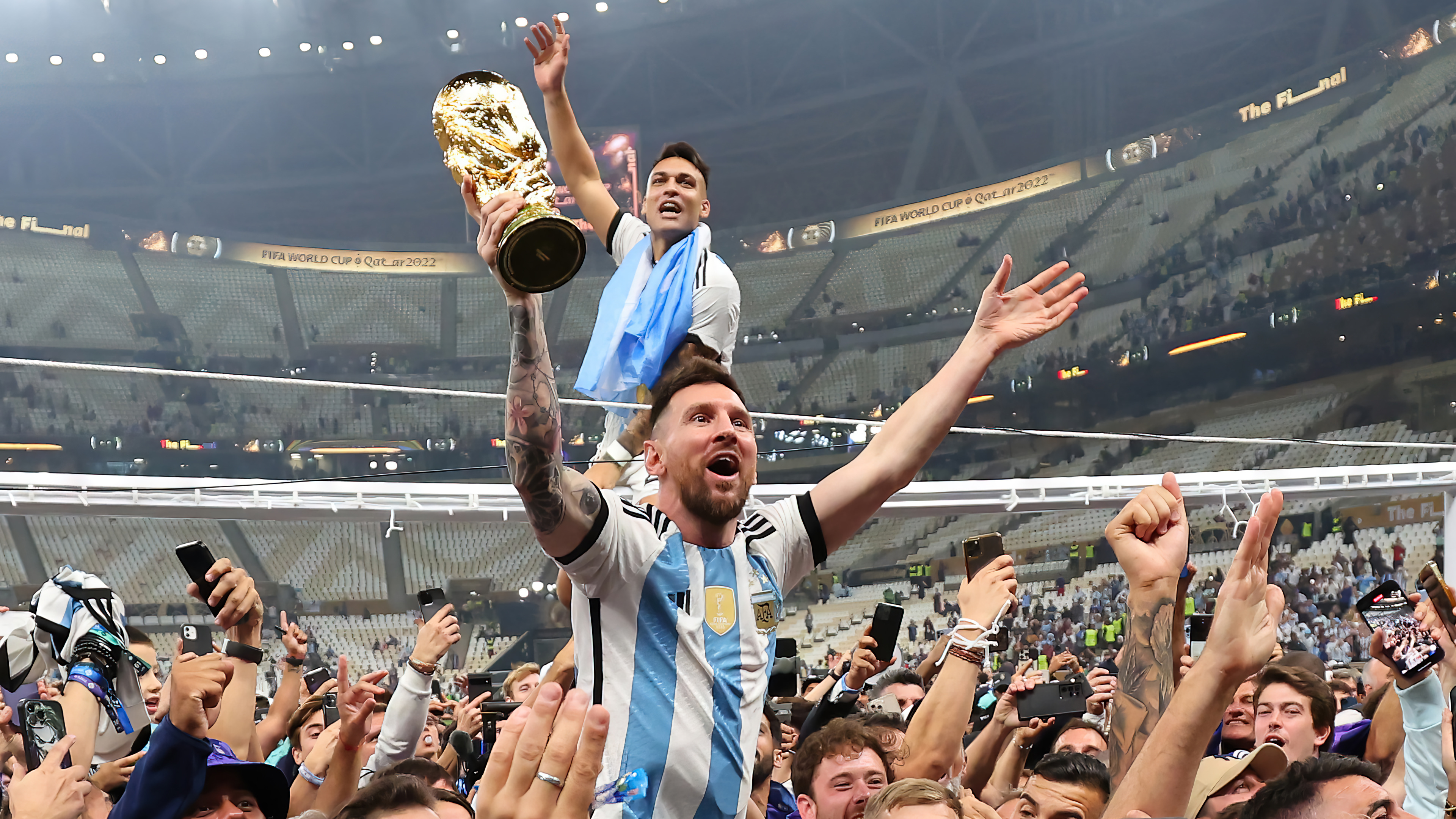 FIFA World Cup 2022 Messi Champion Argentina Wallpaper 4K HD PC i