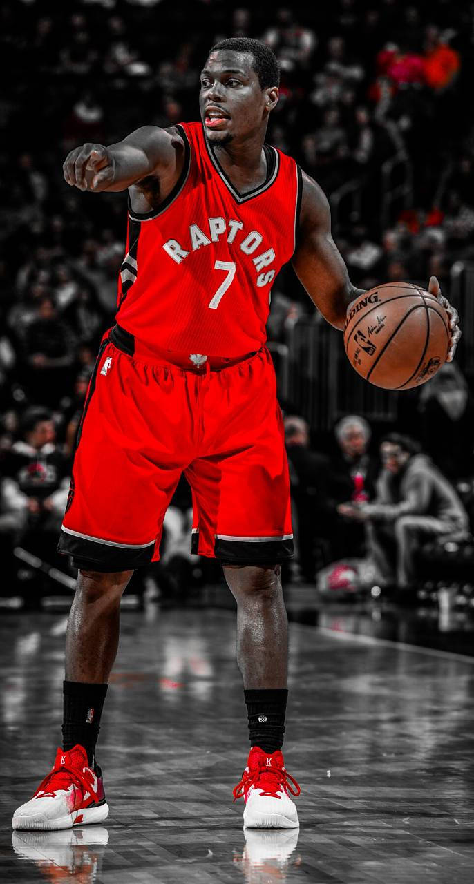 Download Kyle Lowry Selective Color Wallpaper