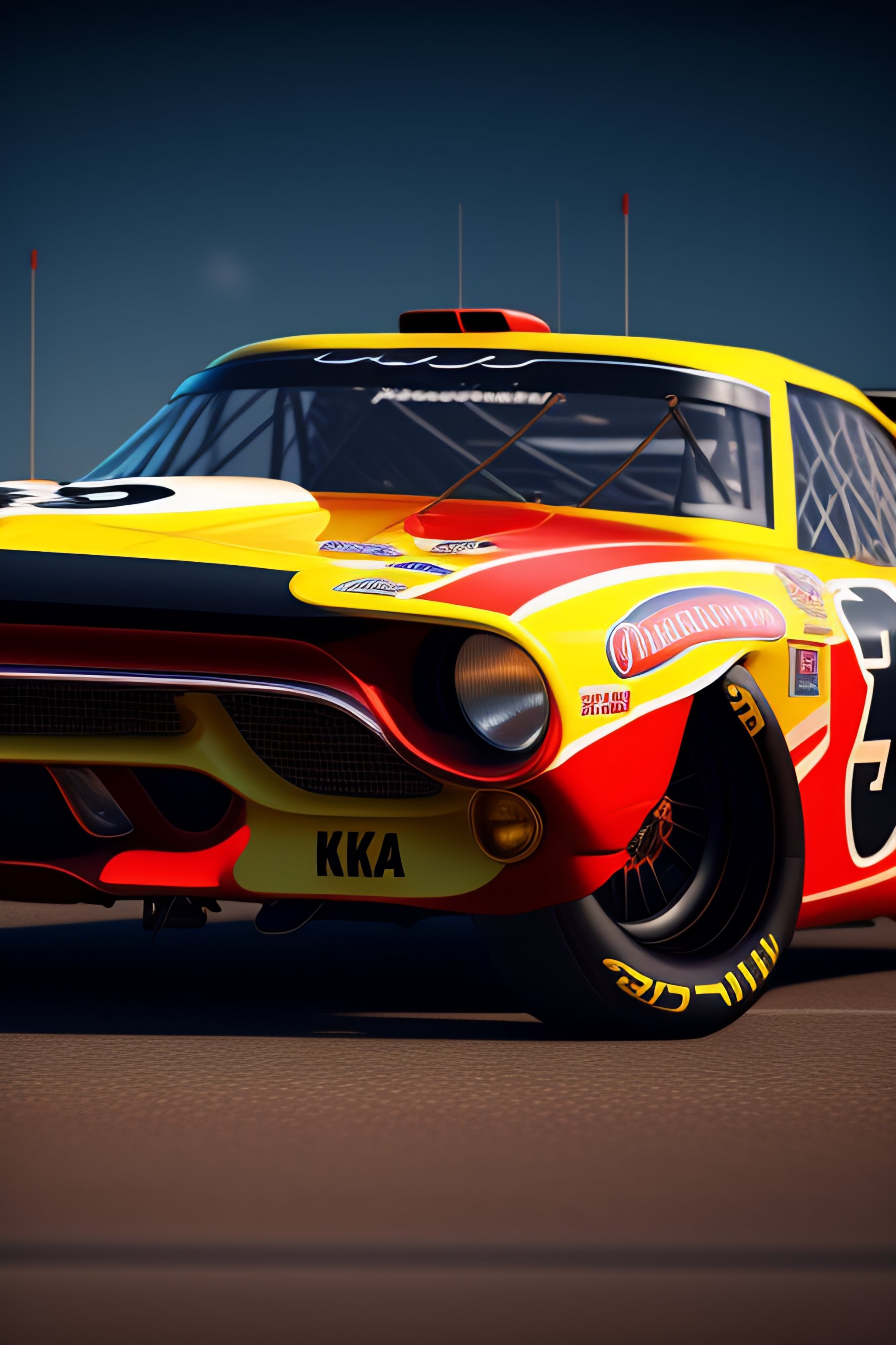 Old car ussr nascar racing 8k ultra realistic