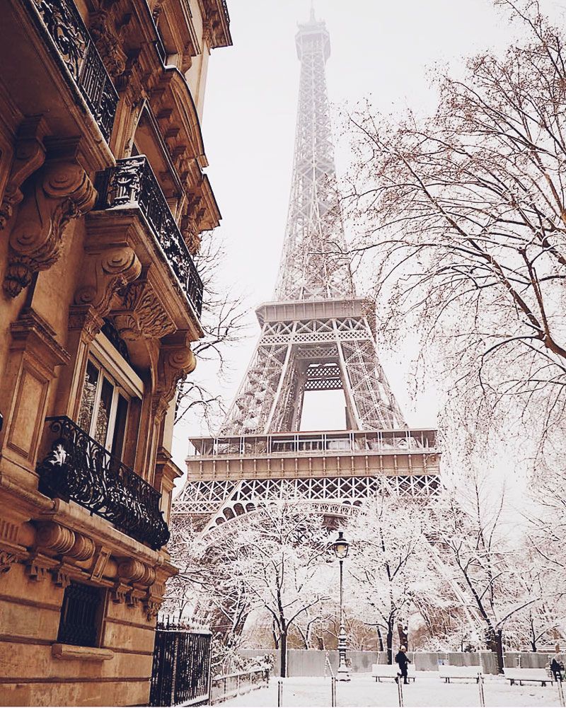 Weekday Wanderlust: Paris Sous La Neige / Paris in the Snow