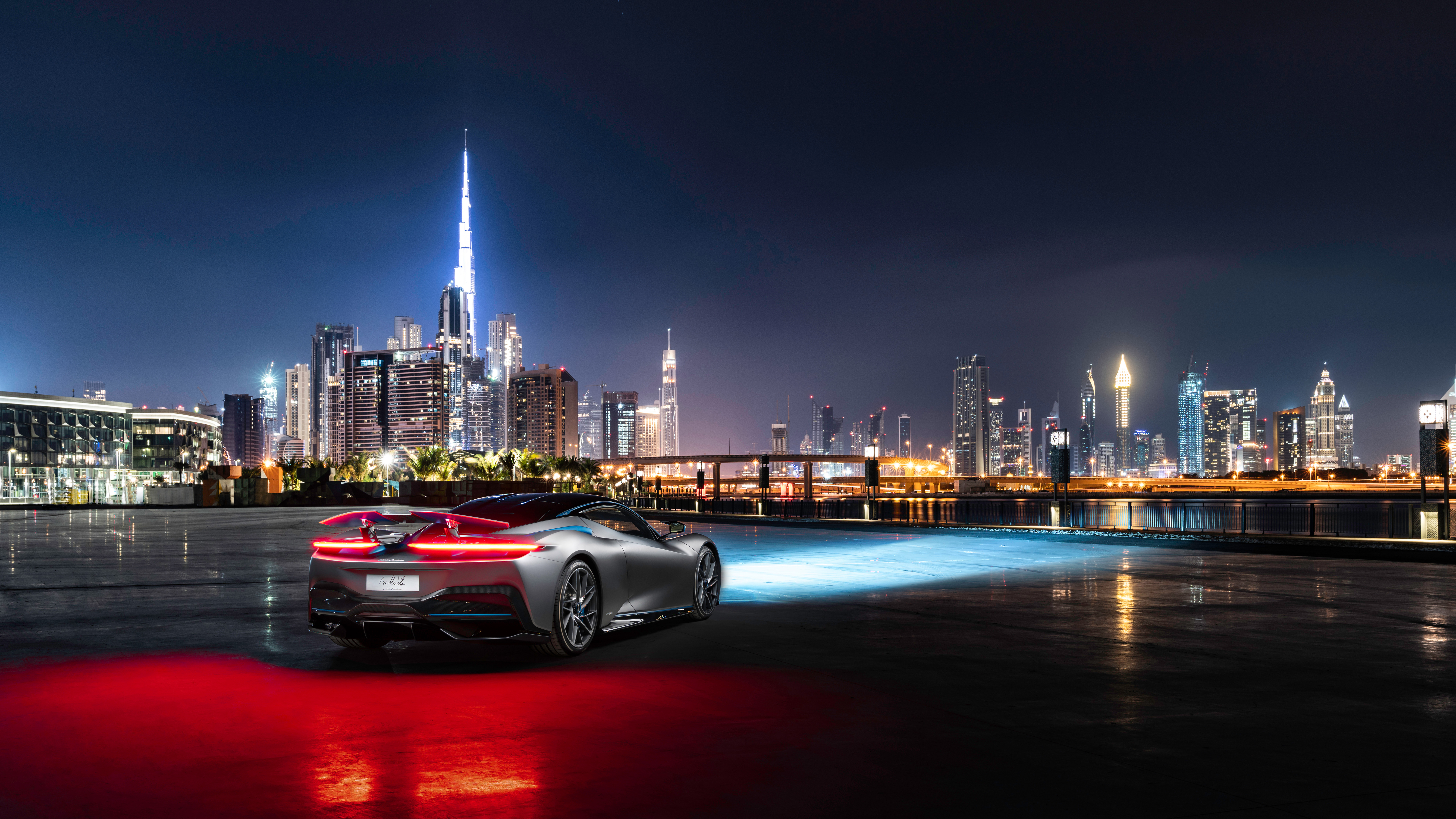 Pininfarina Battista in Dubai 2019 4K 8K Wallpaper