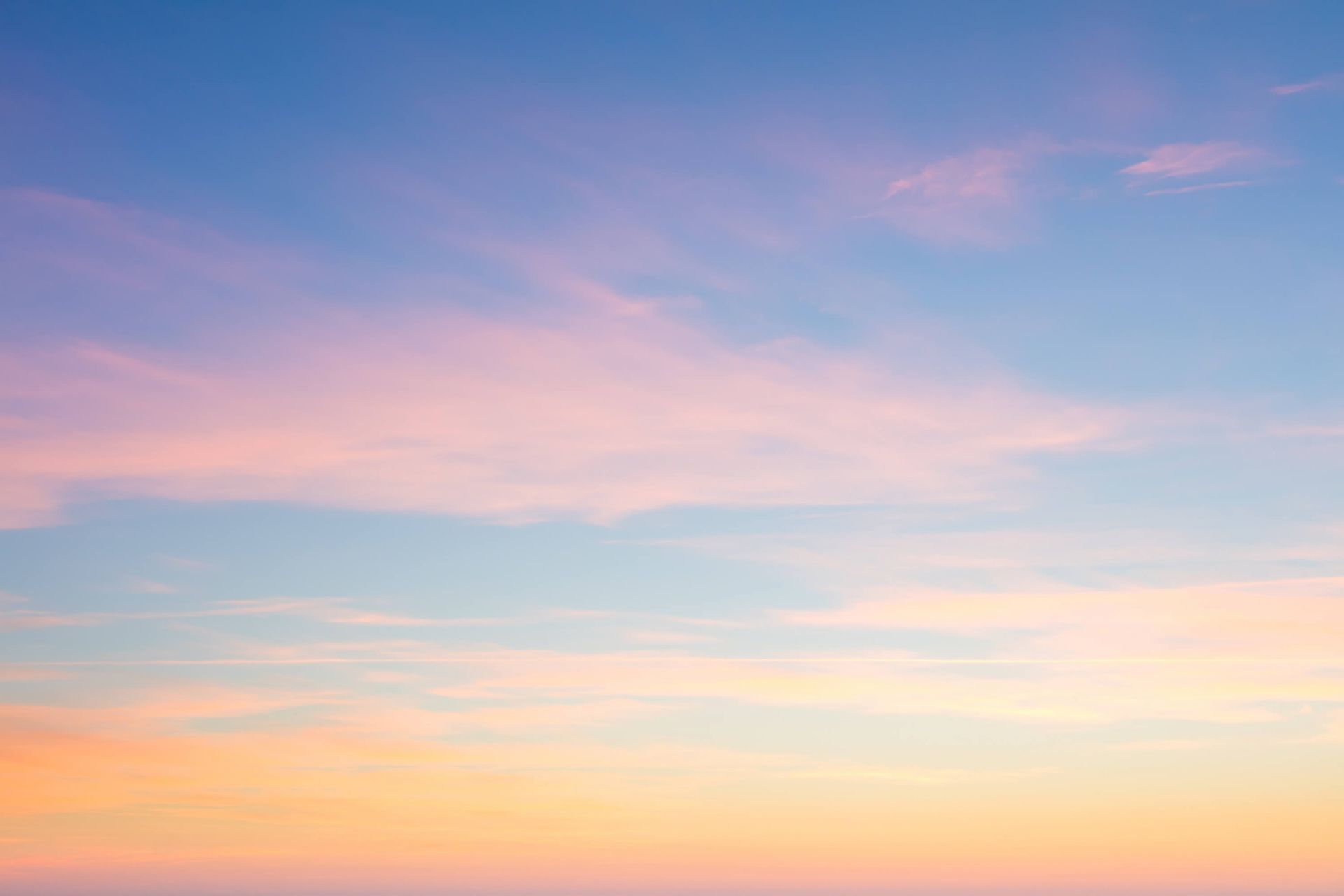 Sky with soft colors