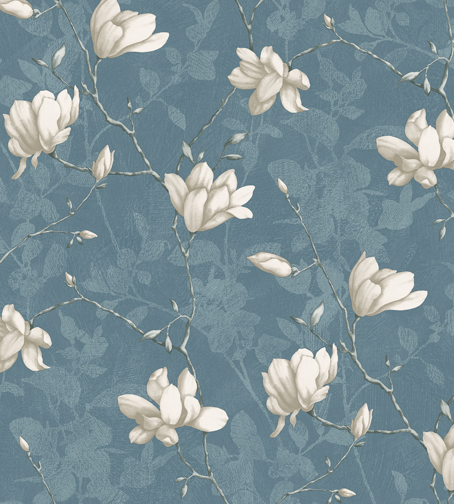 Lilly Tree Blue wallpaper