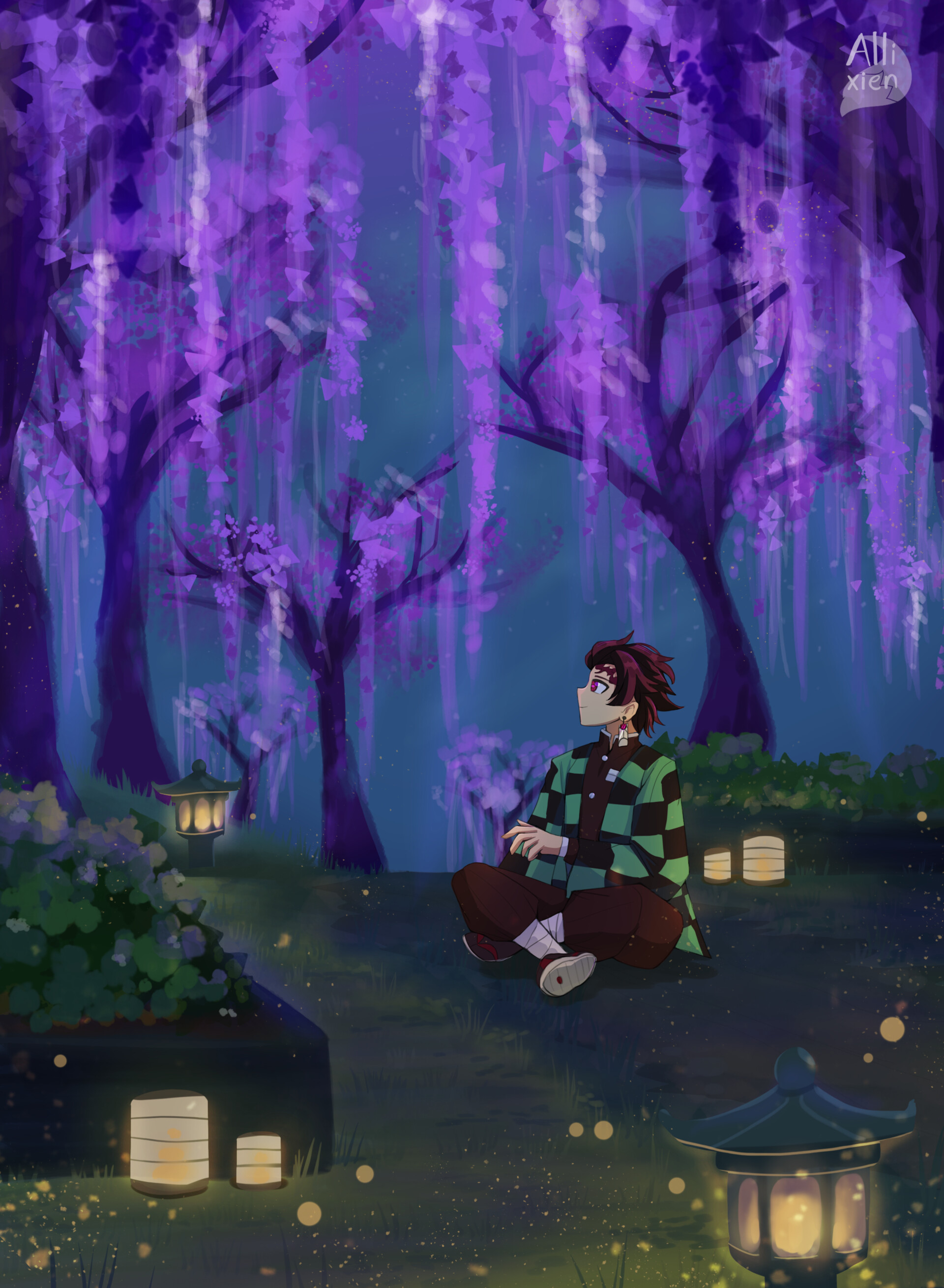 The Wisteria Garden