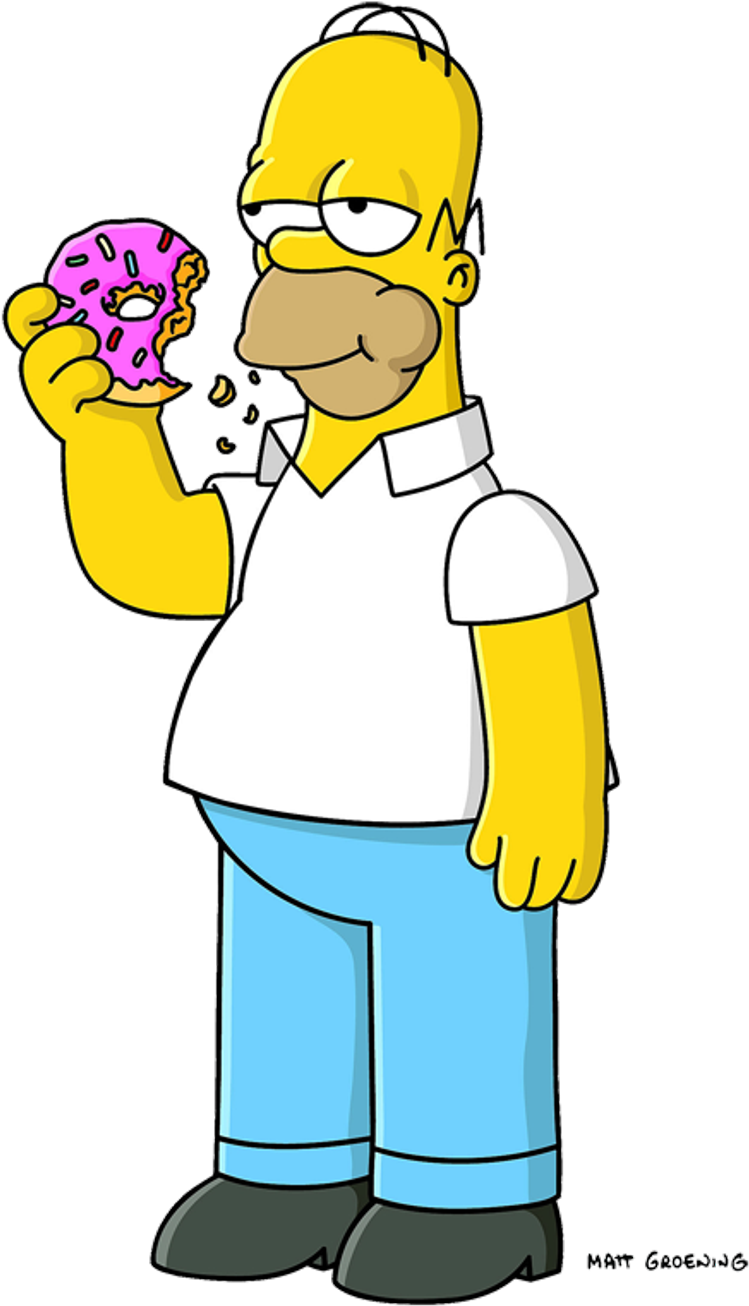 Download Homer Simpson Eating Donut