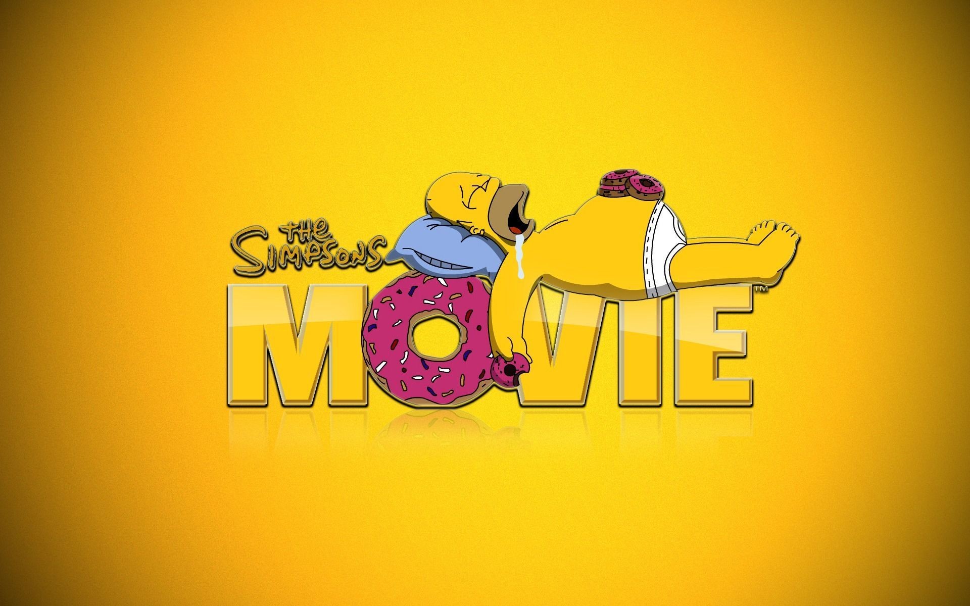 homer, Simpson, Donuts, The, Simpsons, Sleeping, Simpson, The, Movie Wallpaper HD / Desktop and Mobile Background