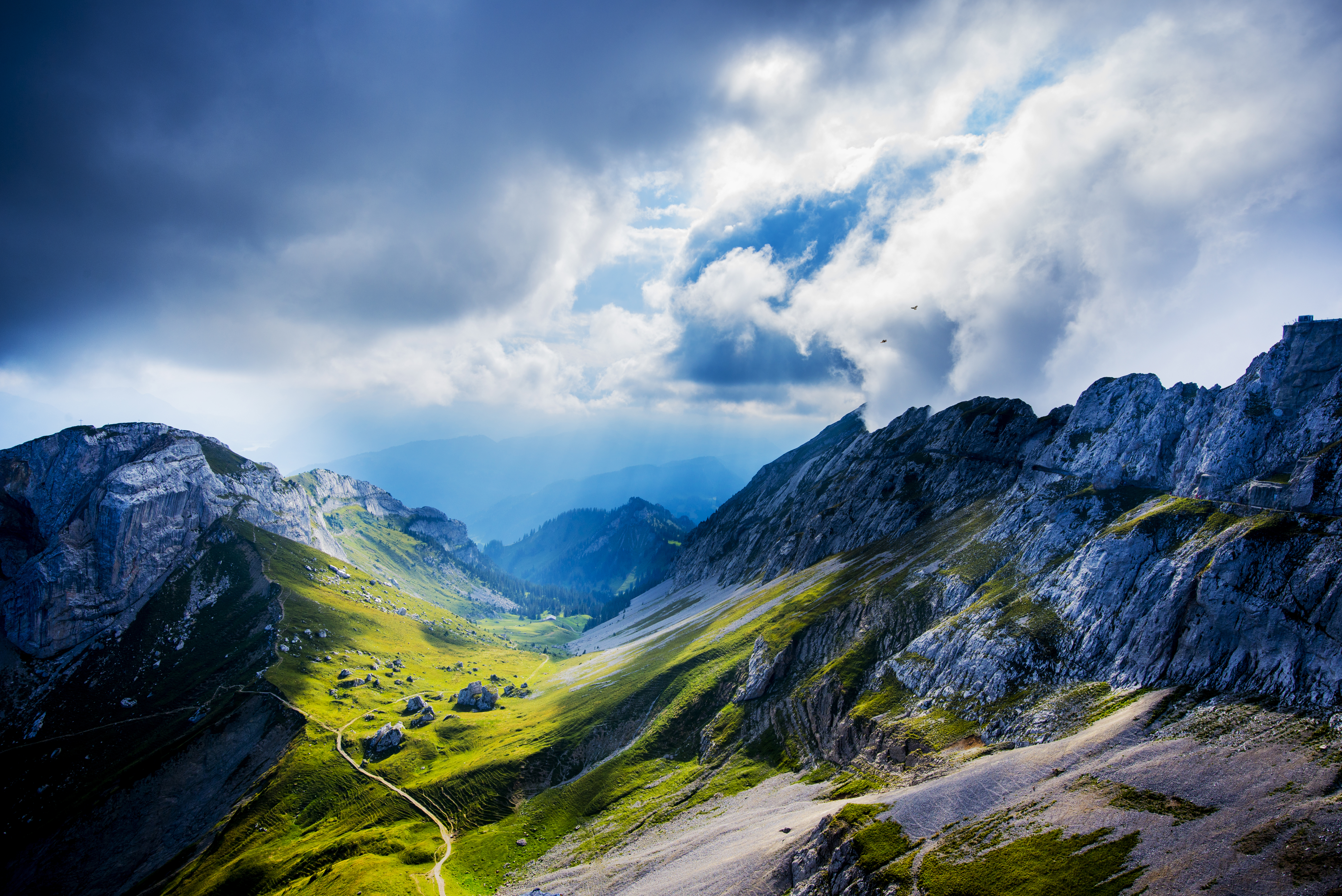 Desktop wallpaper: Switzerland, Mountains, Mount Pilatus, Earth, Landscape, Lucerne, Mountain 4K free download for PC. 1522759
