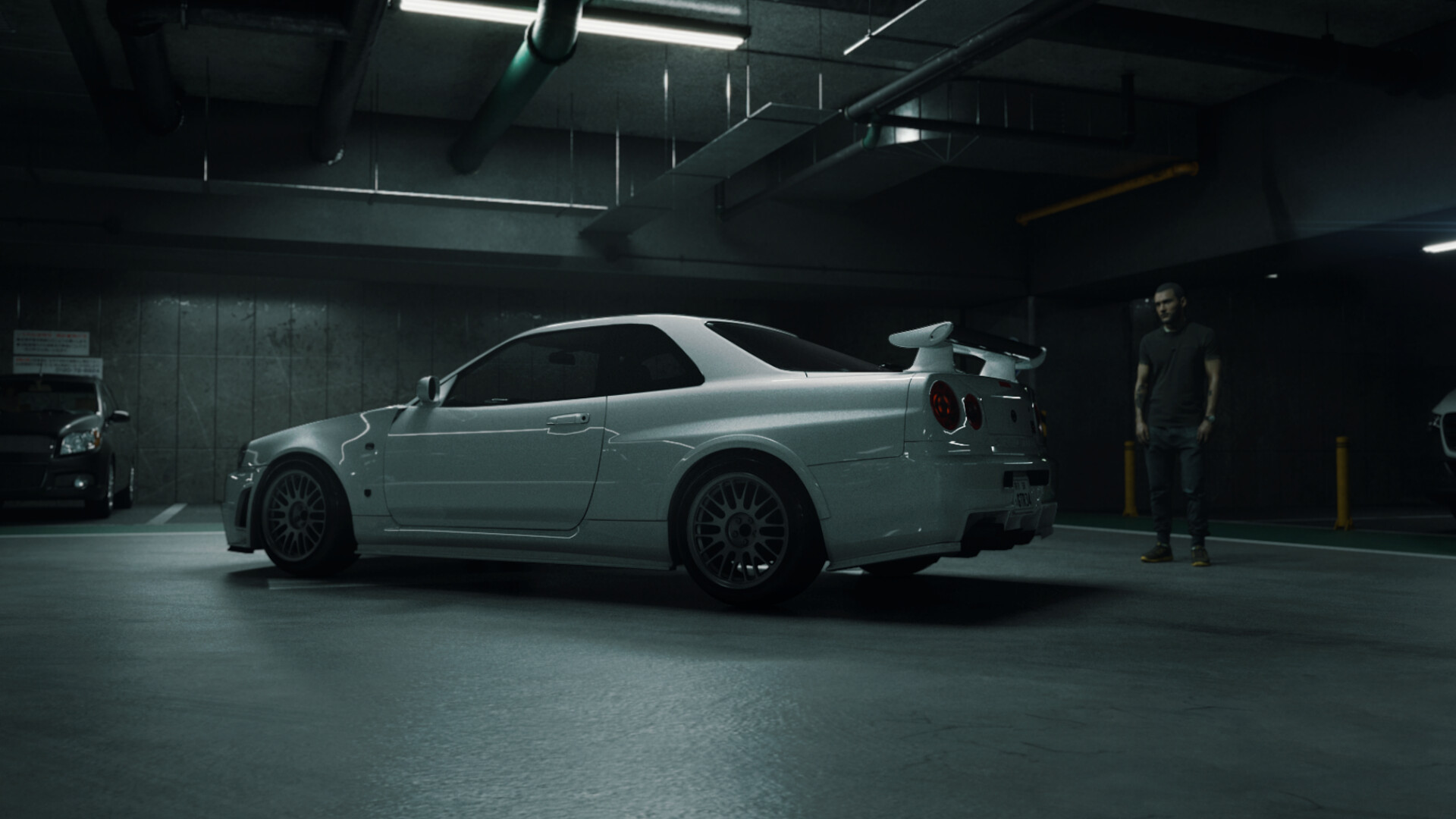 P J Scott Artist Skyline R34 GTR Nismo Z Tune