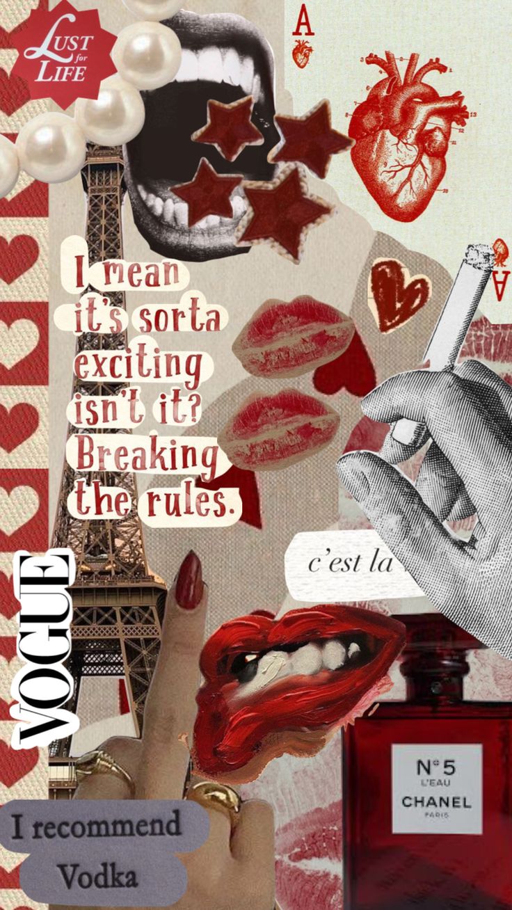 messy french girl #aesthetics #aesthetic #messyfrenchgirl #messygirlaesthetic #lanadelreyvinyl #lanadelrey #redlips #lipstick #pearls