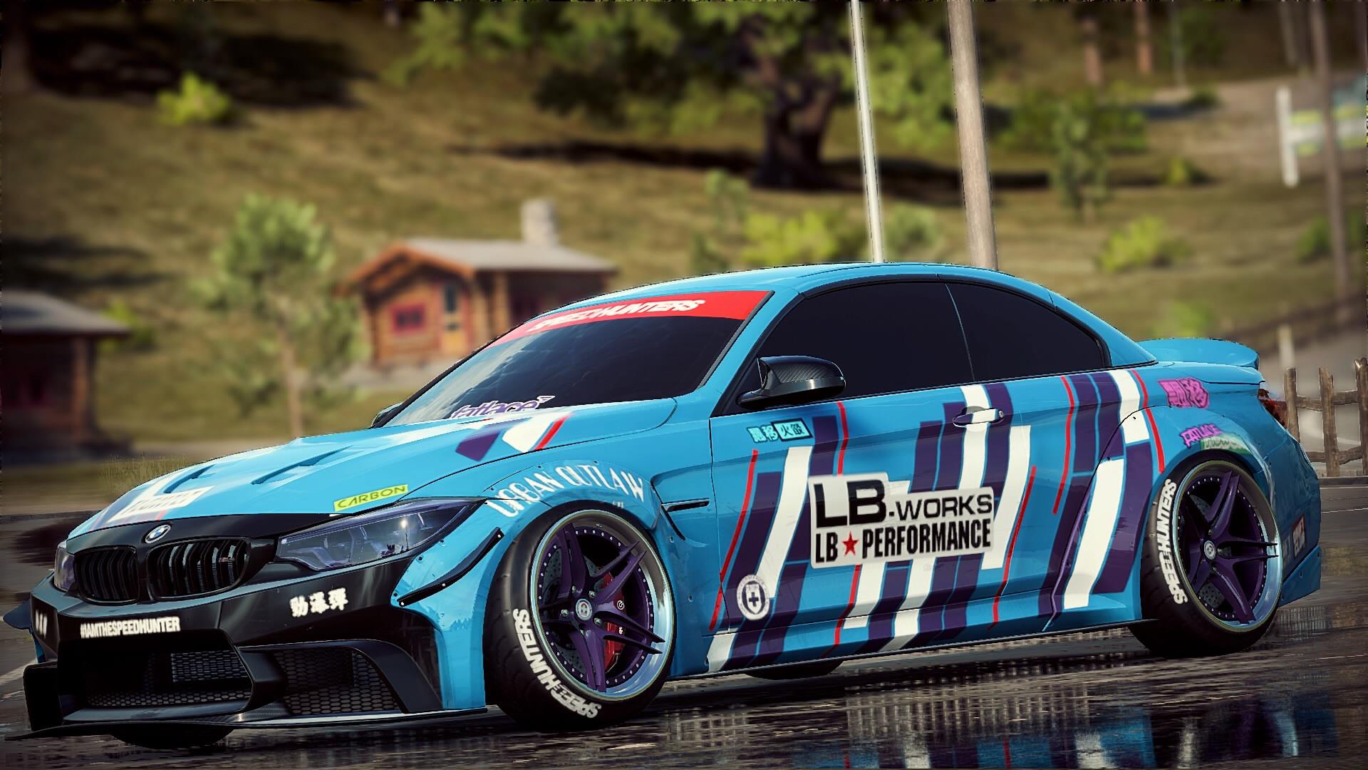 This is my BMW M4 I designed to have a sort of liberty walk style