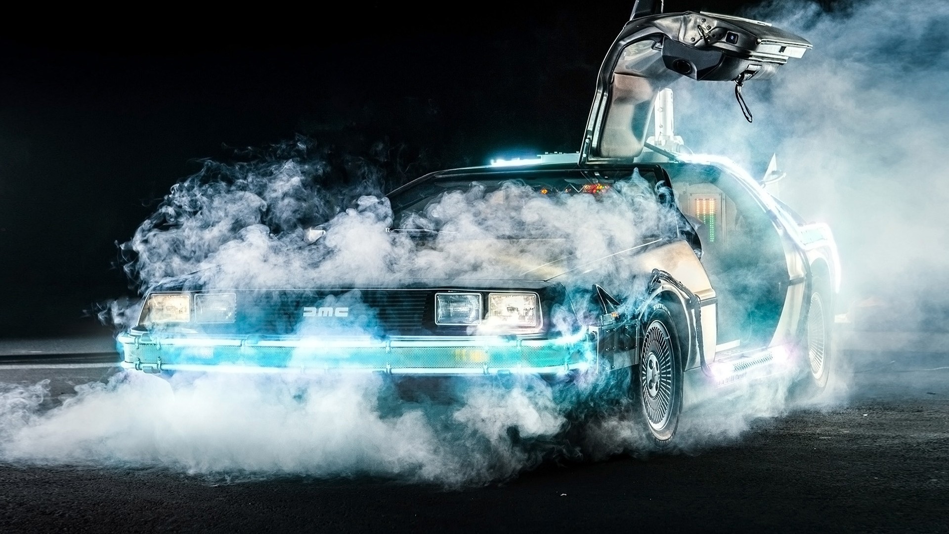 Back To The Future, DeLorean, Time Travel, Car, Movies, Smoke Wallpaper HD / Desktop and Mobile Background
