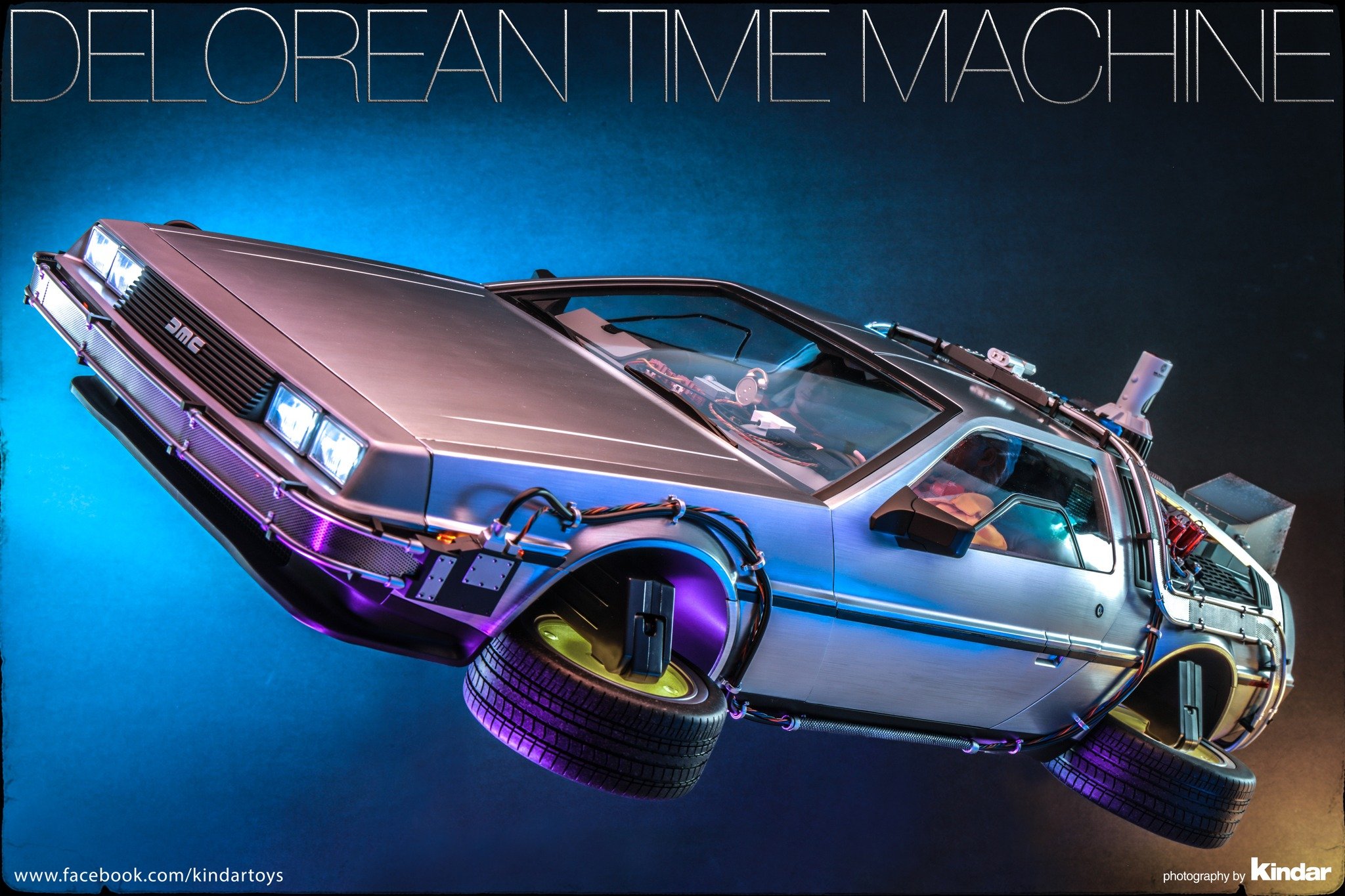Hot Toys Shows Off BACK TO THE FUTURE II 6th Scale DeLorean Time Machine Collectible Vehicle