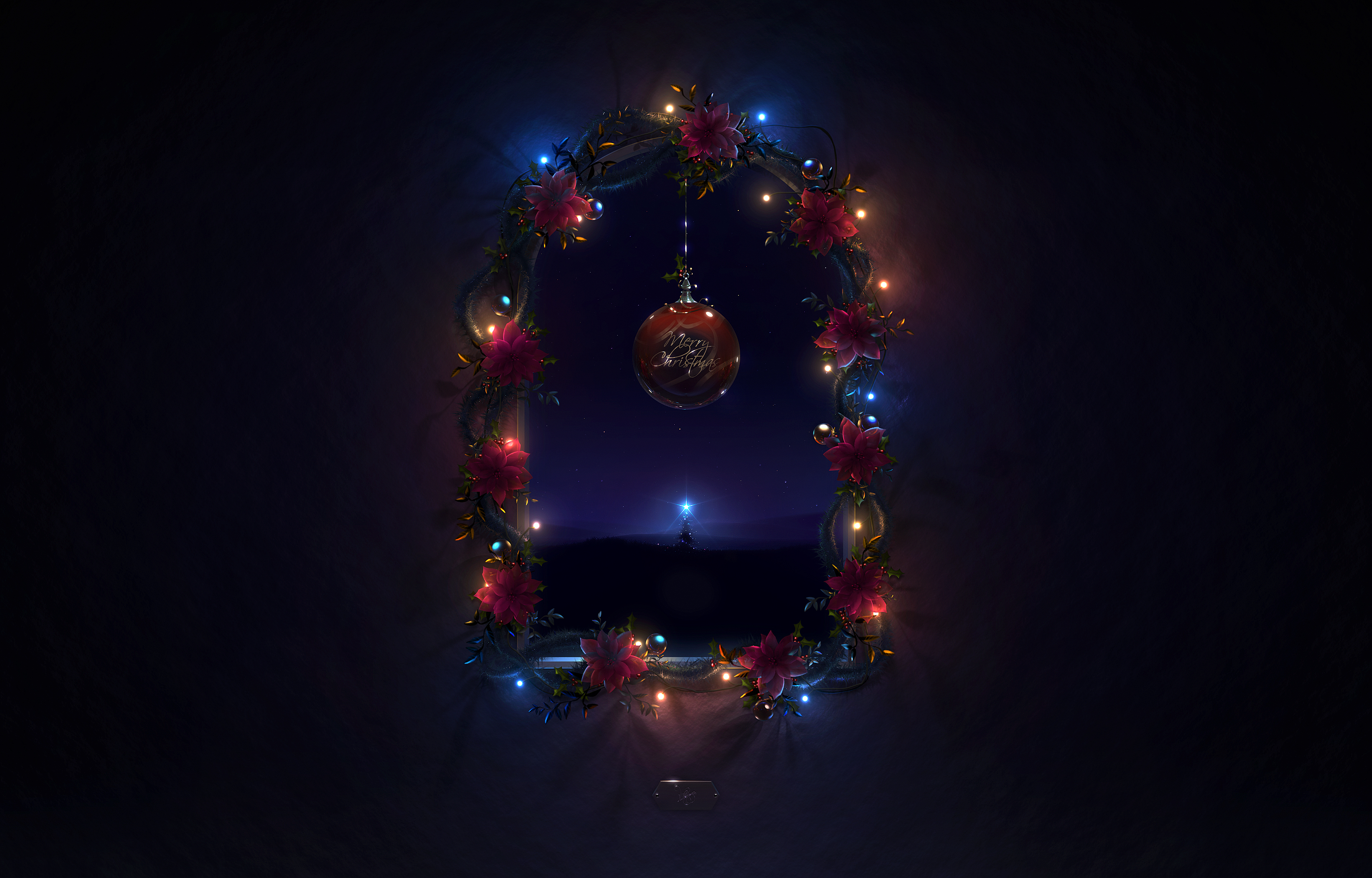 Cool Christmas 4K Wallpaper