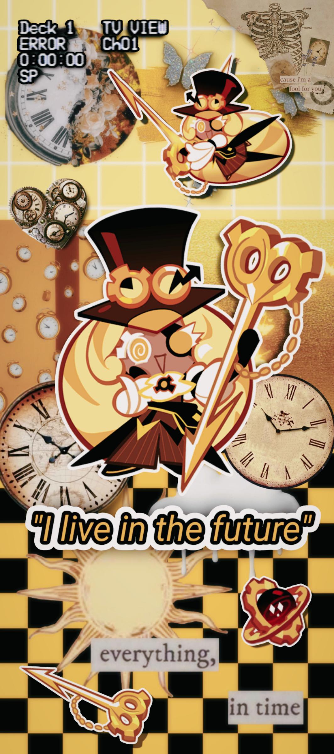 Timekeeper cookie wallpaper!