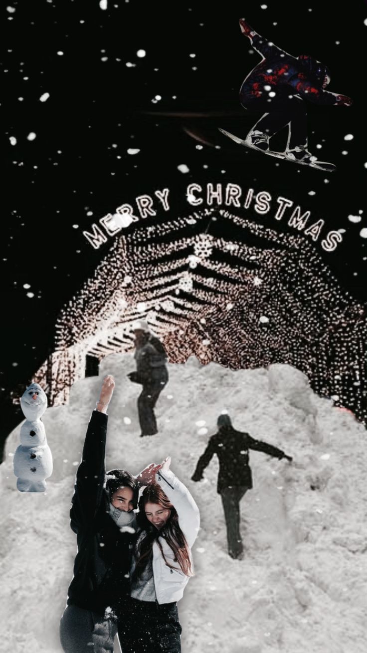 aesthetic #moodboard #collage #snow #winter #christmas #inspo #photoinspo #instagram #snowday cold #fun #friends