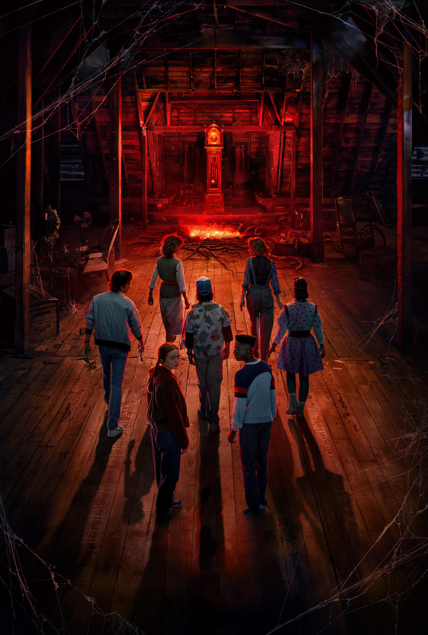 All Stranger Things Season 4 Textless Posters (Wallpaper)