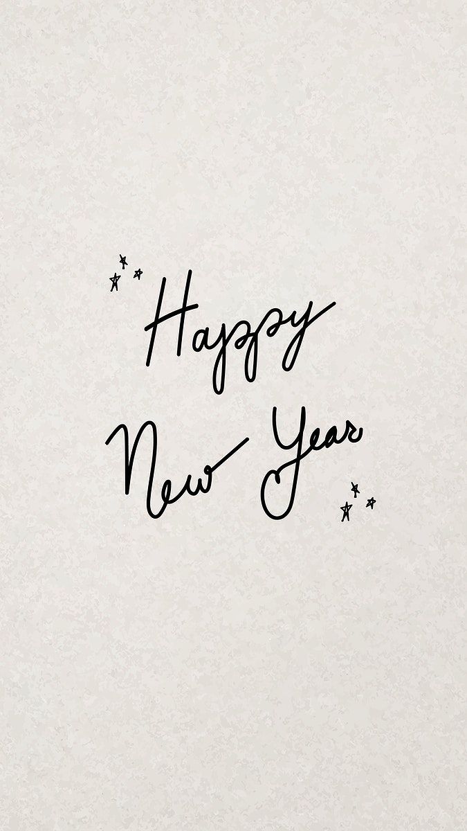 Download premium vector of Happy new year iPhone wallpaper, holiday greeting typography vector by Baifern about christmas mobile wallpaper, design resource, minimal mobile wallpaper, wording, and 2022 4032491