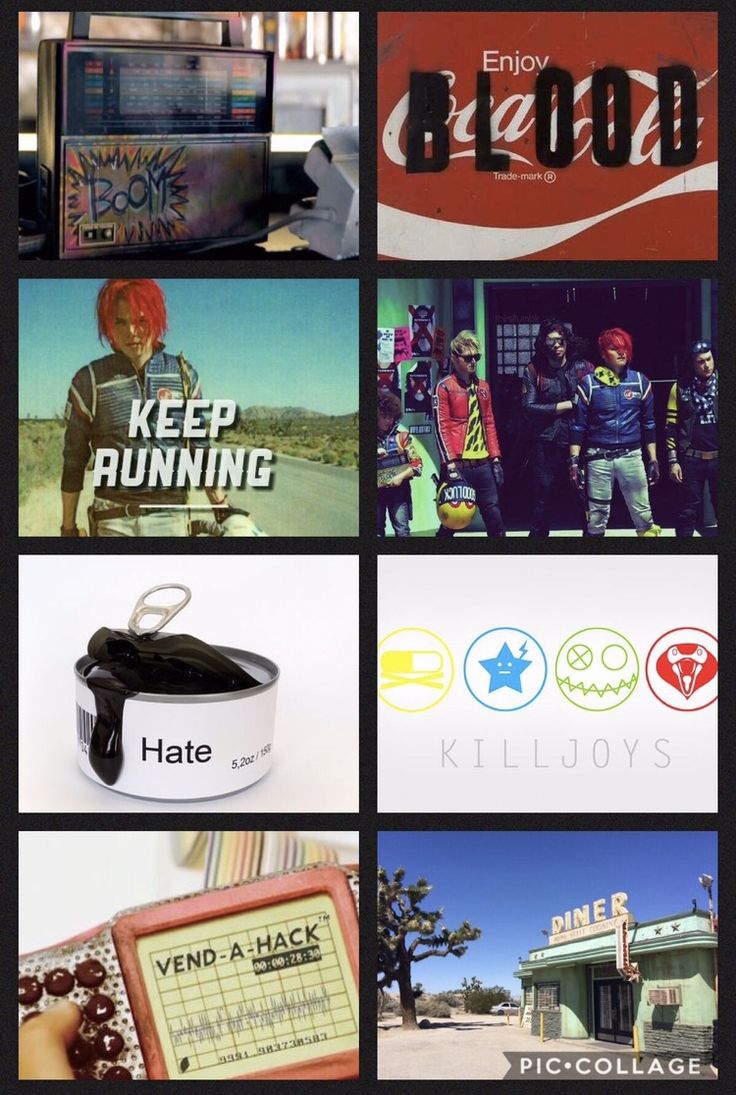 moodboard, aesthetic, killjoys, party poison, fun ghoul, jet star, kobra kid, the true lives of the fabulous killjoys, danger days