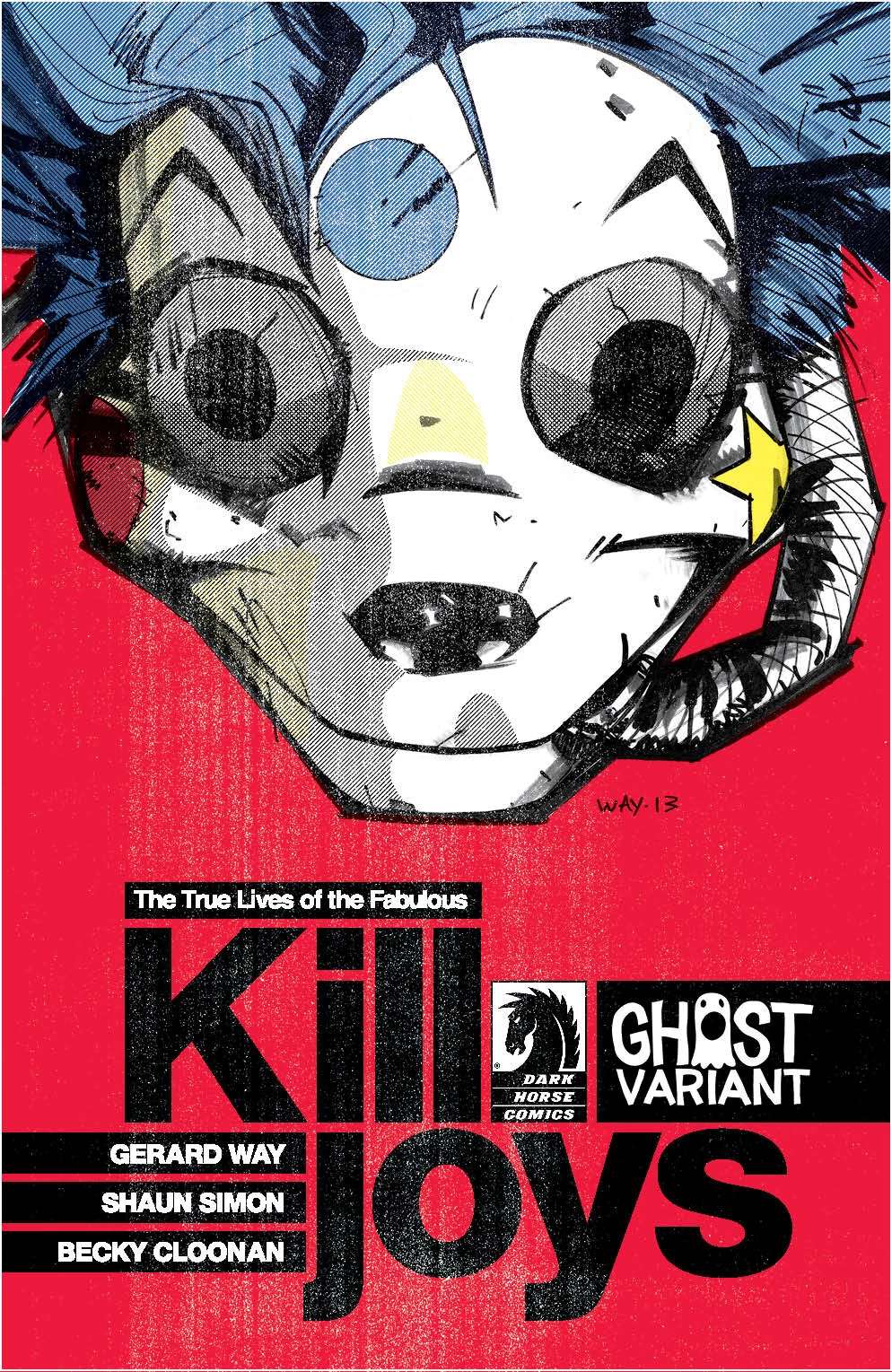 Gerard Way Illustrates 'The True Lives Of The Fabulous Killjoys' Ghost Variant Cover [Art]