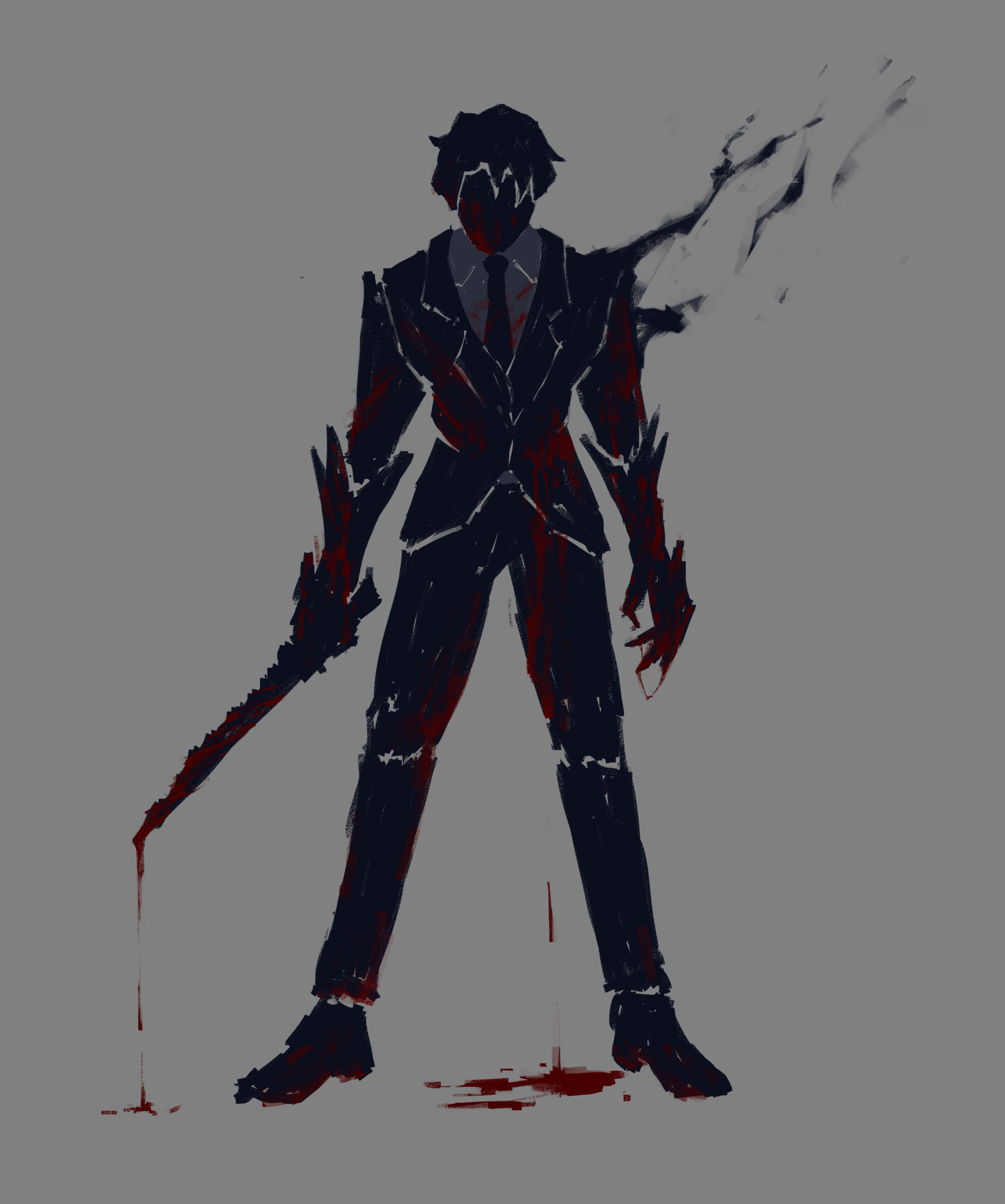 Quick sketch of Black Silence. I finished this game a couple of days ago and its just beautiful. My second favorite game