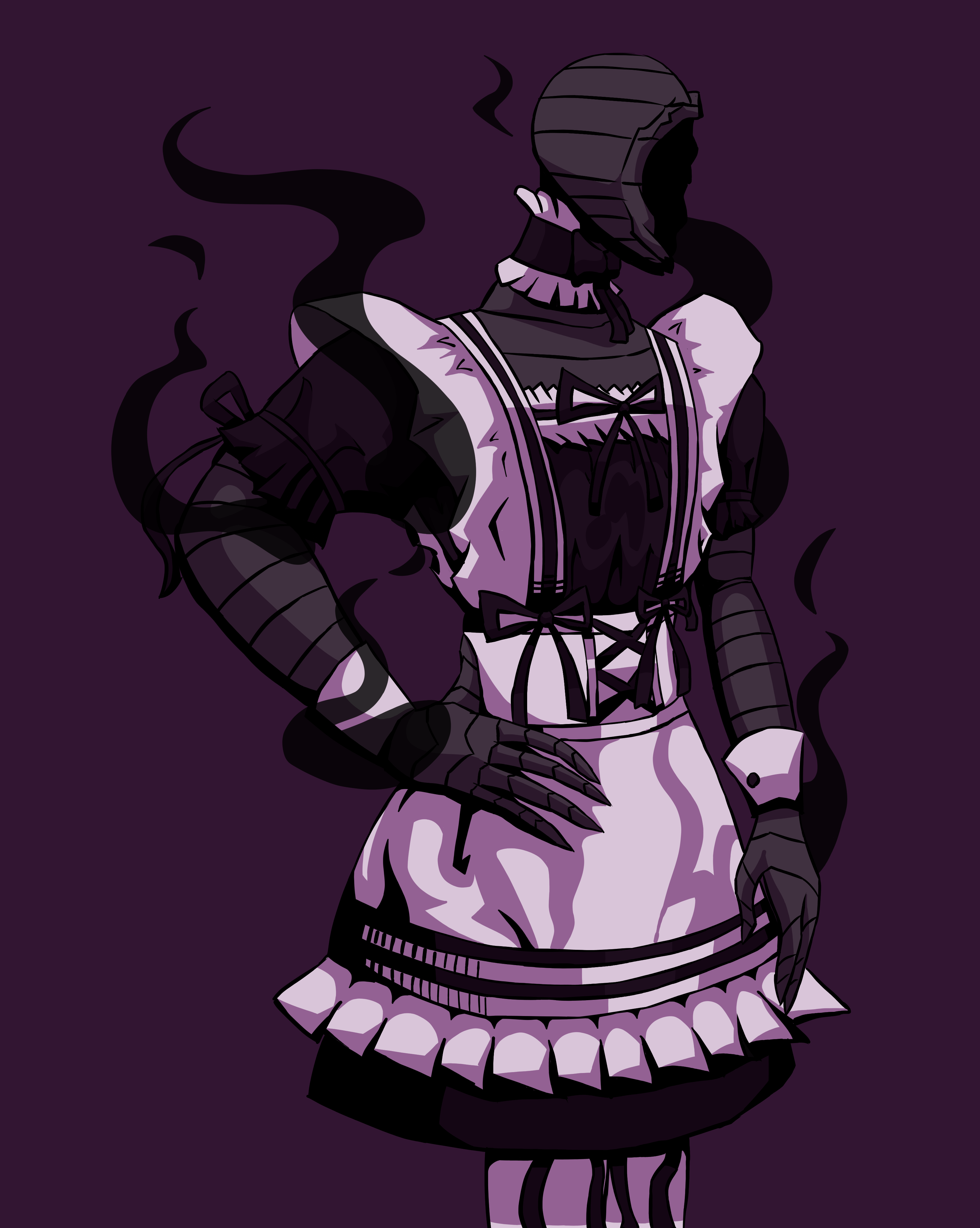 LIBRARY OF RUINA SPOILERS) Angela's maid, The Black Silence by GetterRocka on Newgrounds