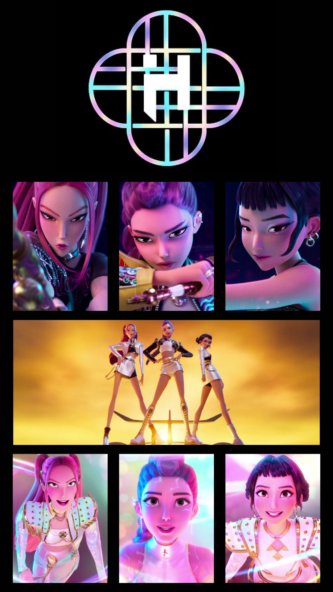 My Huntrix and Saja Boys Wallpaper