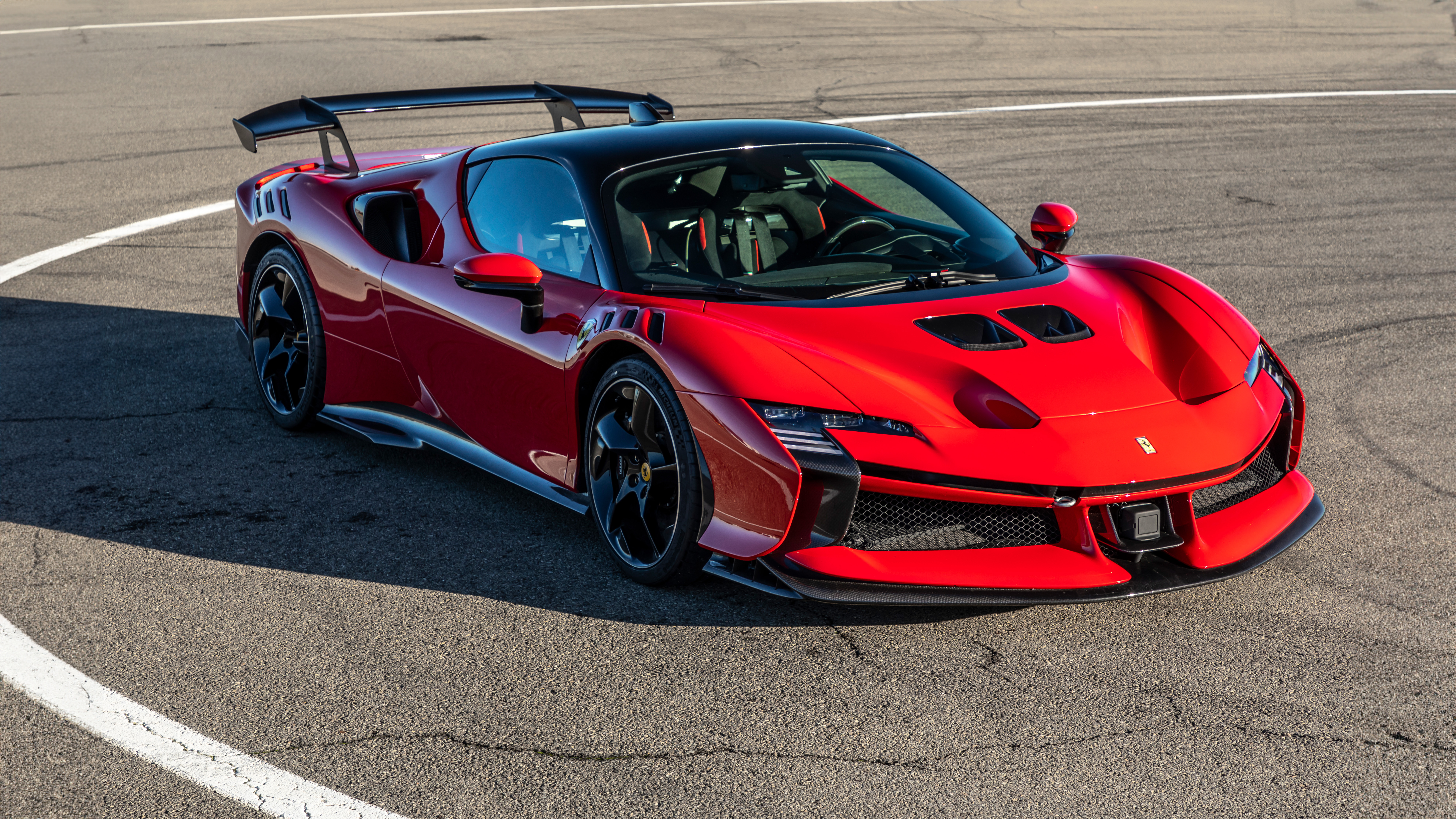 Ferrari SF90 XX Stradale Wallpaper 4K, 8K, 2023, 5K, Red cars