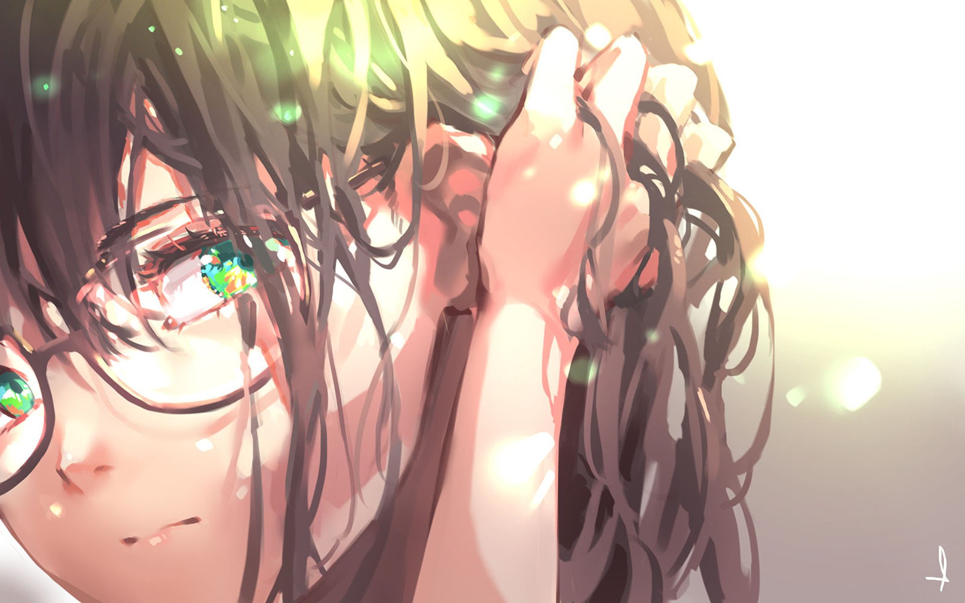 Radiant Anime Girl HD Wallpaper