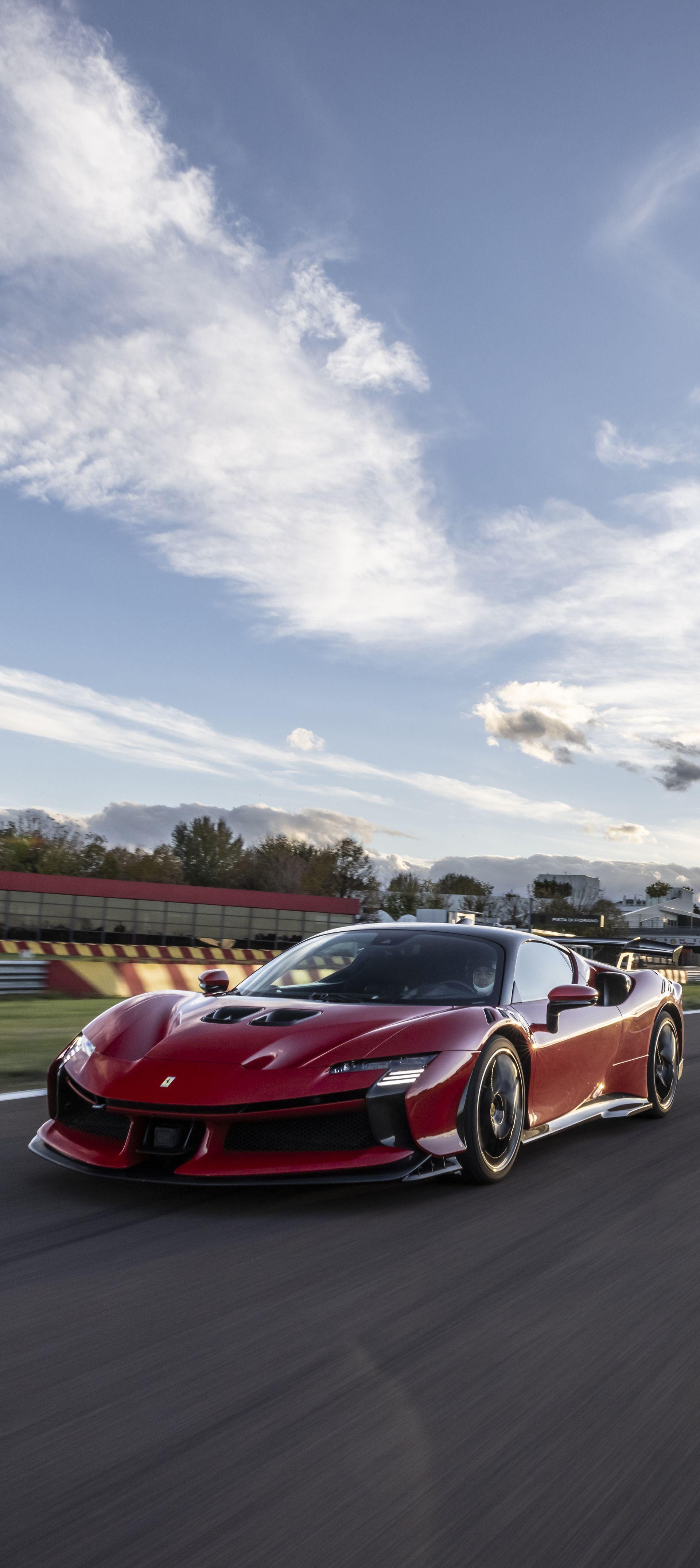 SF90 XX Stradale in Fiorano's circuit mobile wallpaper