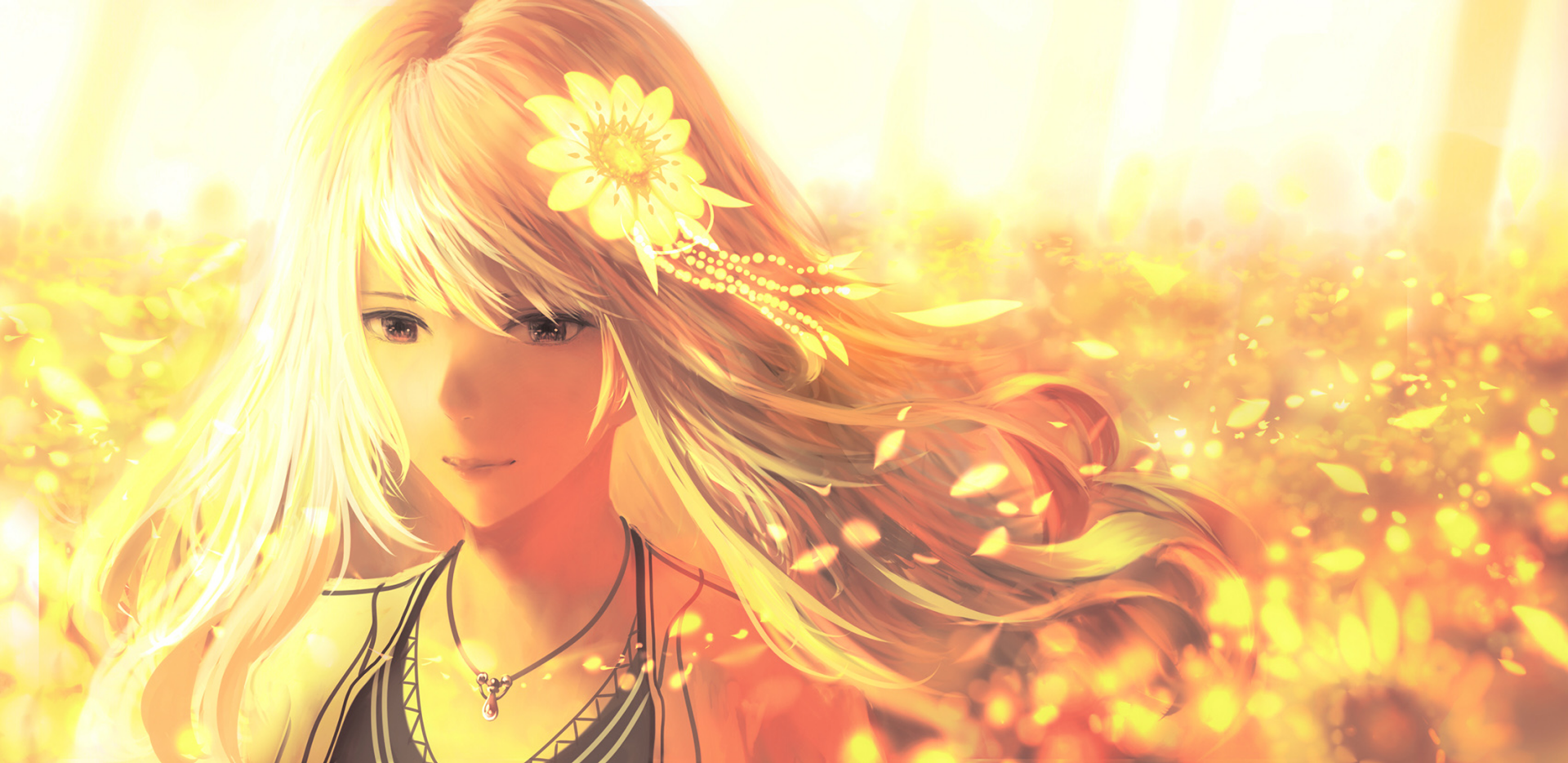 Radiant Anime Girl HD Wallpaper