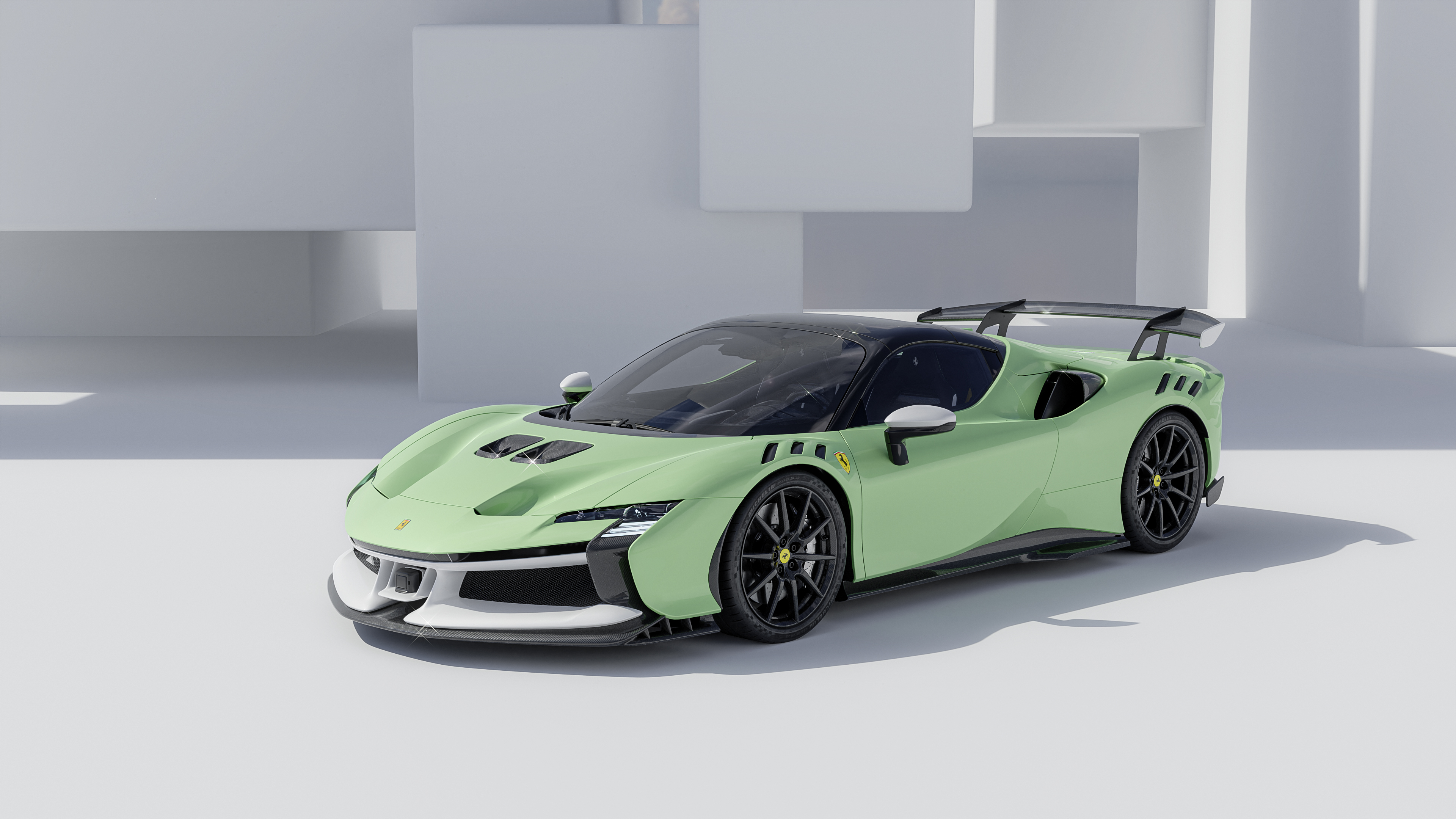 Ferrari SF90 XX Spider Wallpaper 4K, CGI, Supercar