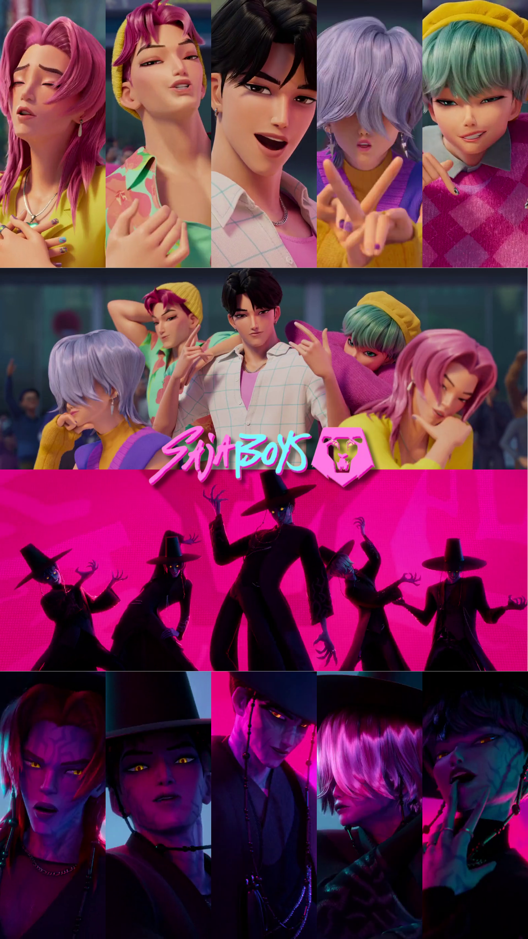 My Huntrix and Saja Boys Wallpaper