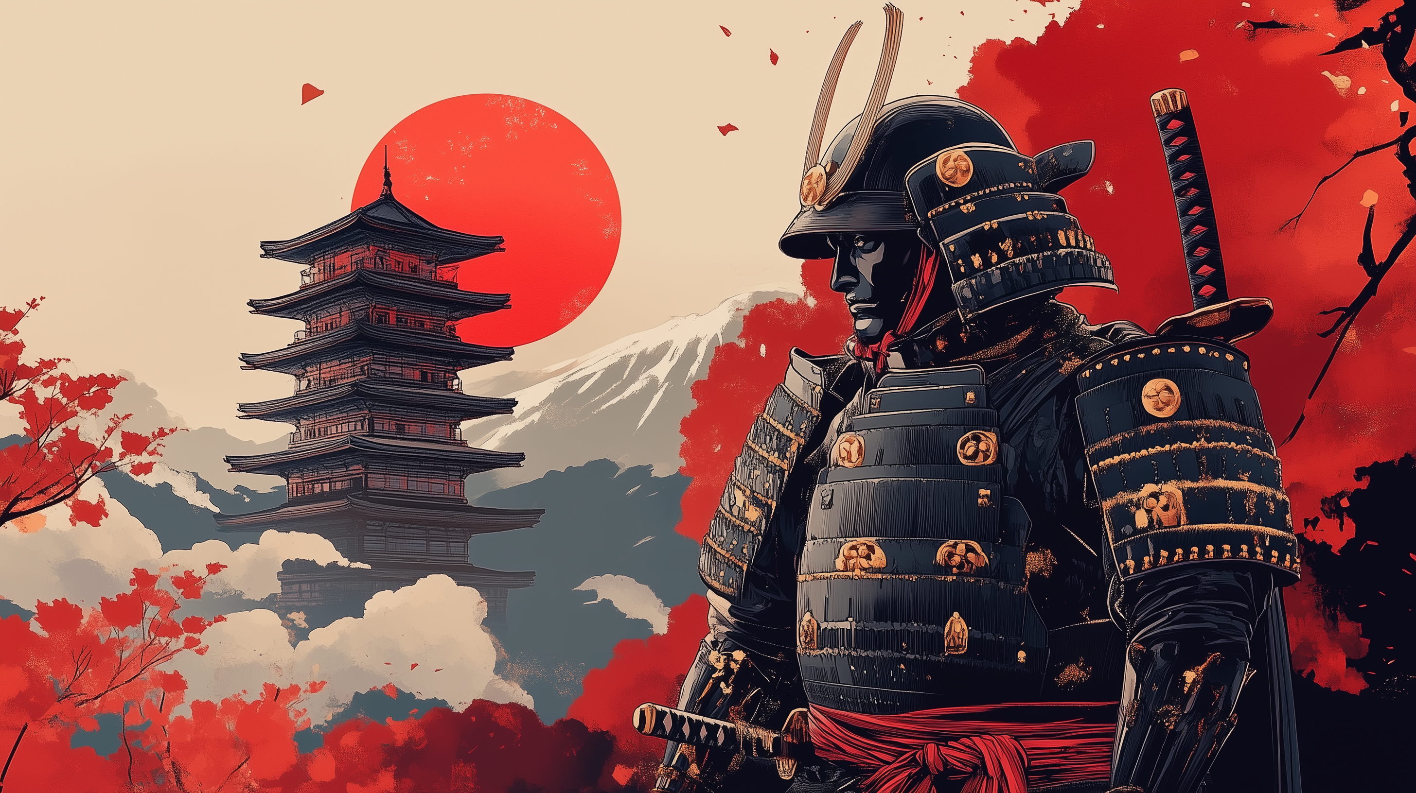 Samurai Wallpaper Style, Free in HD & 4K