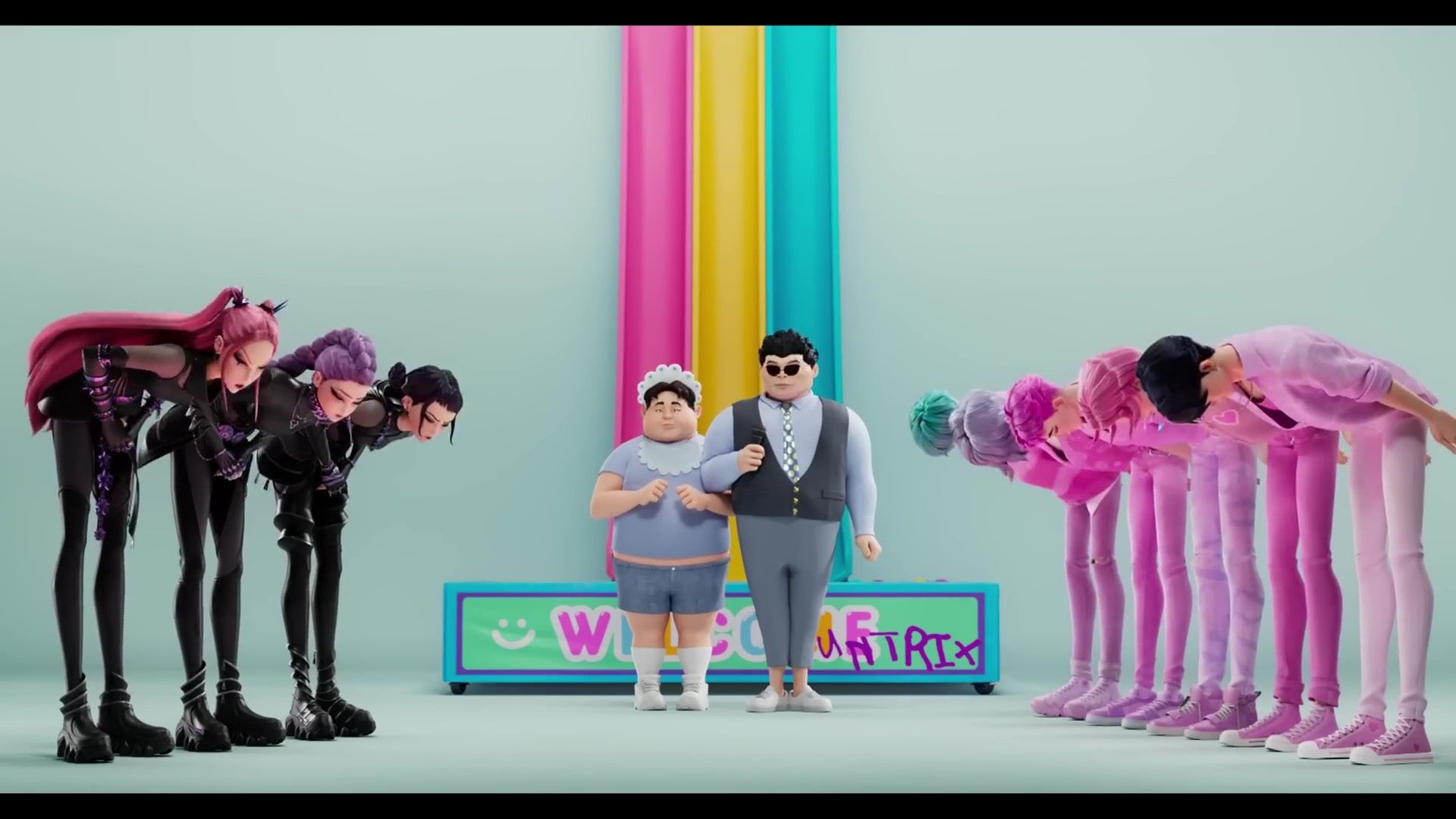 KPop Demon Hunters Fan Hub. Netflix 2025. Huntrix vs Saja Boys