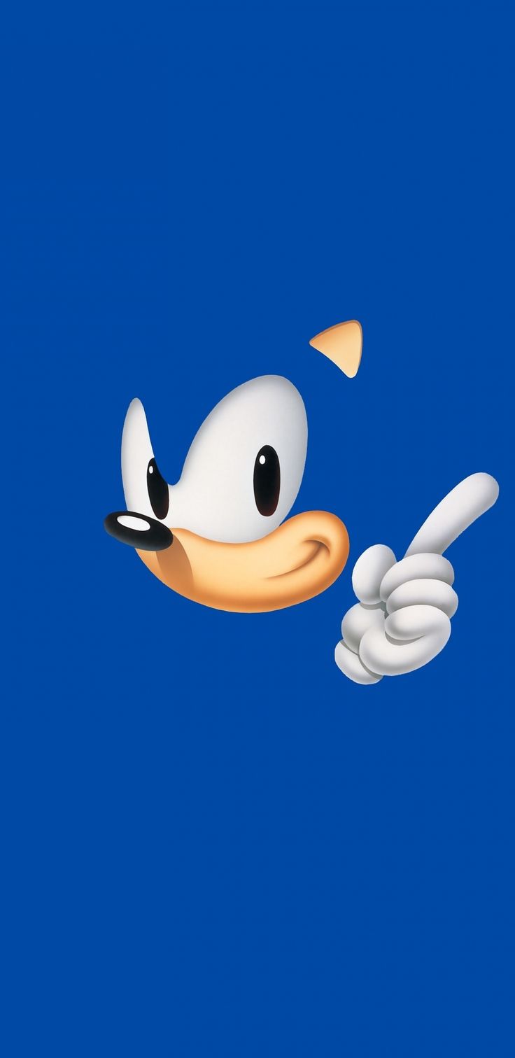 Sonic, video game, minimal, art, 1440x2960 wallpaper