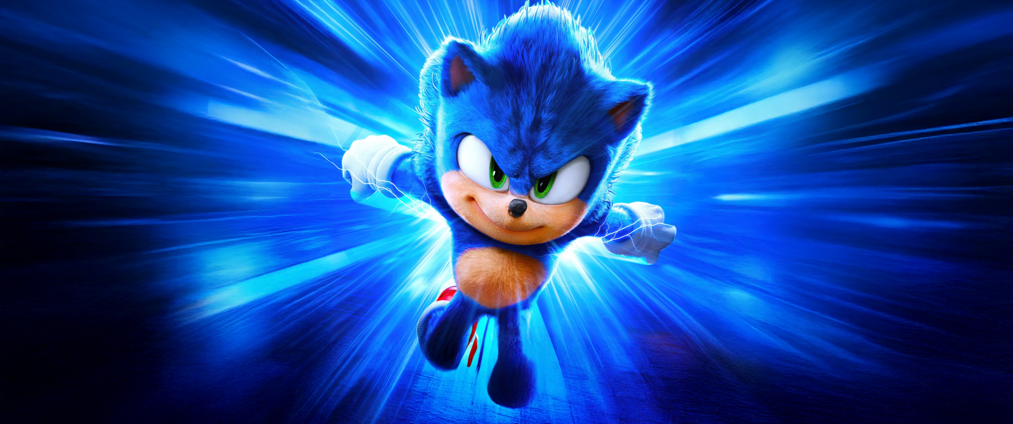 Sonic the Hedgehog 3 Wallpaper 4K, Blue aesthetic, 2024 Movies, 5K