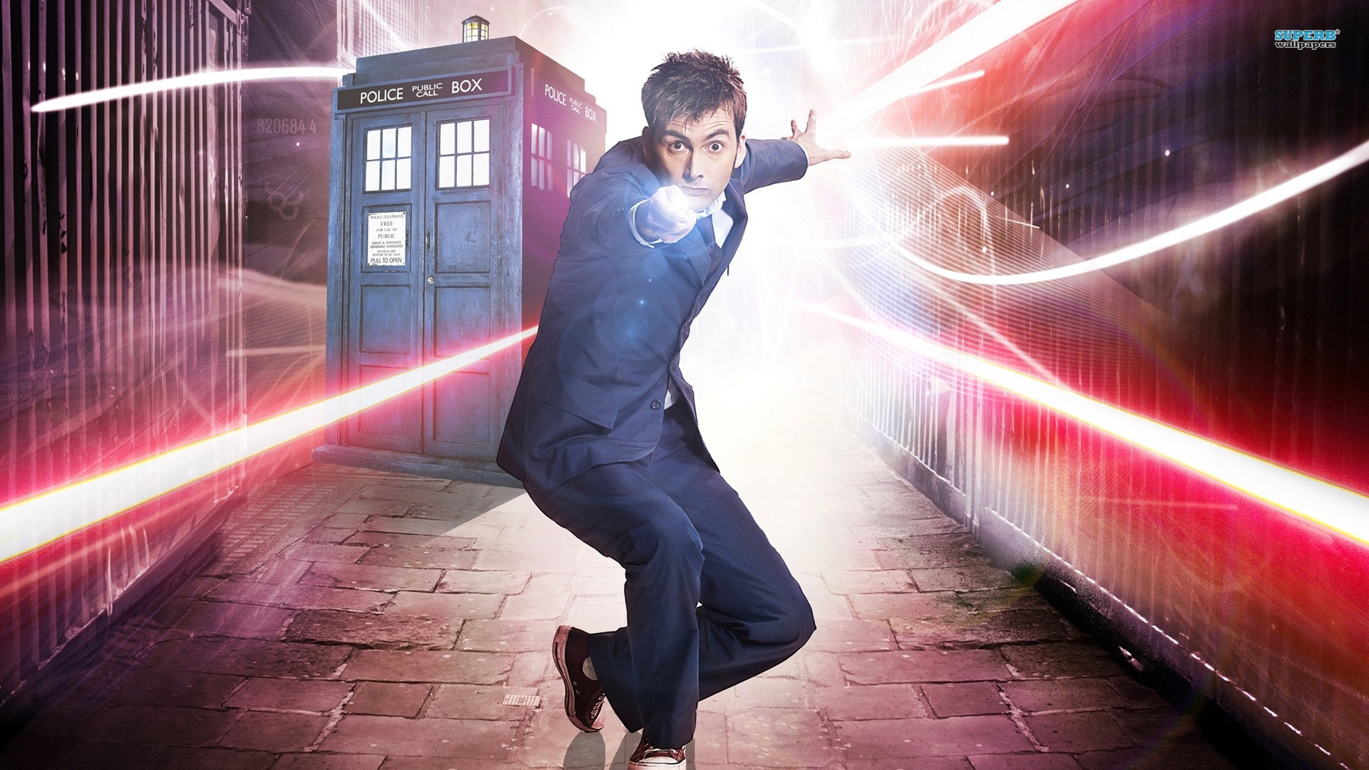 Doctor Who, The Doctor, TARDIS, David Tennant, Tenth Doctor Wallpaper HD / Desktop and Mobile Background